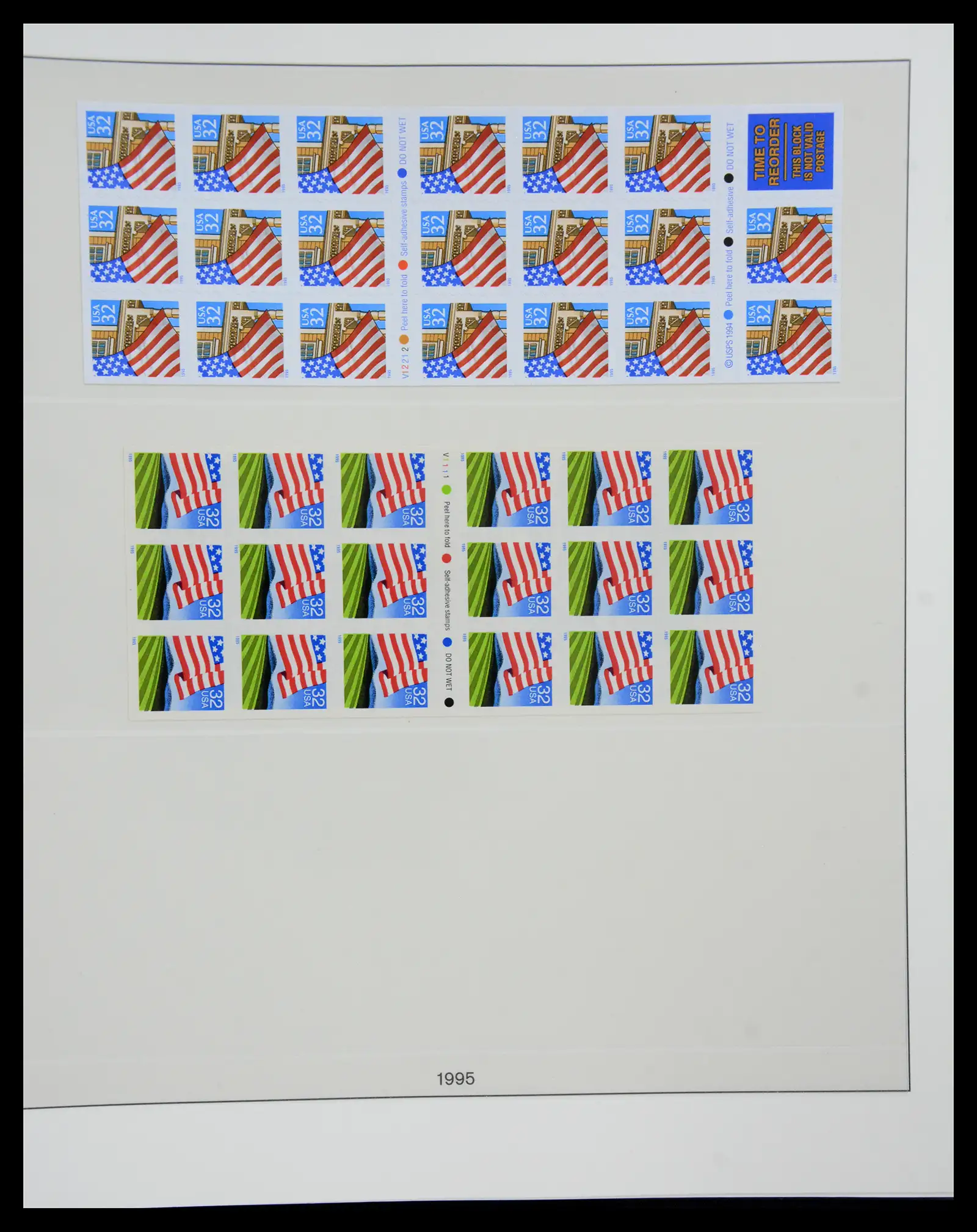 41187 0069 - Stamp collection 41187 USA stampbooklets 1970/90's.