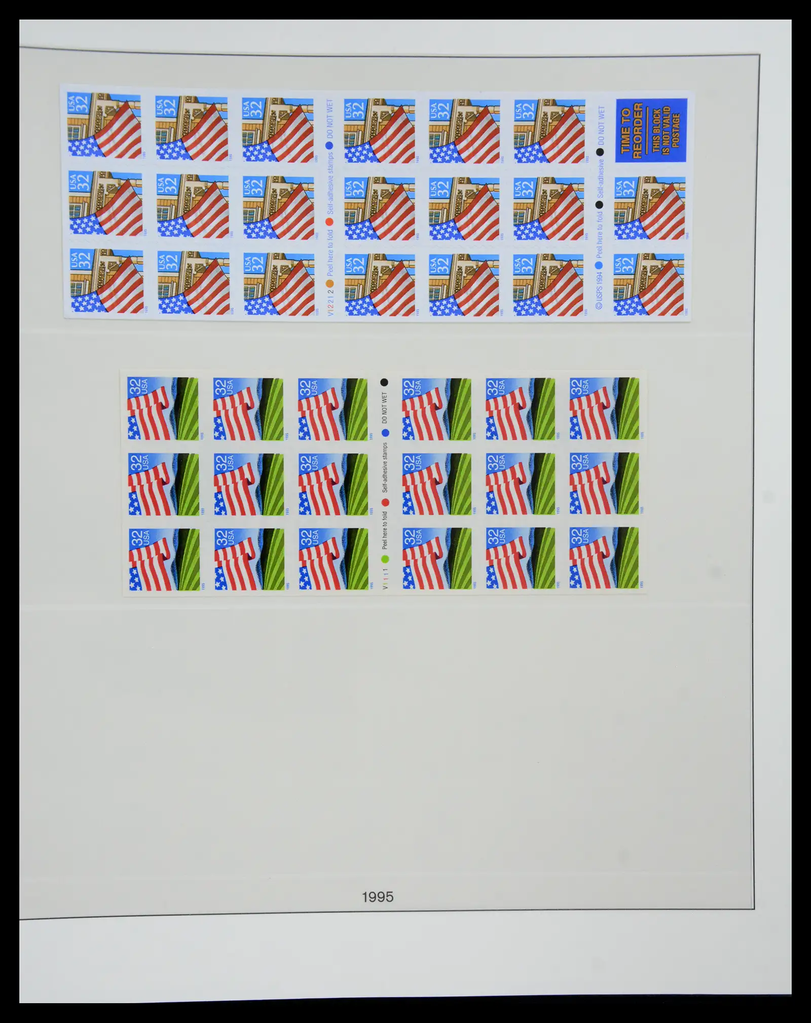 41187 0070 - Stamp collection 41187 USA stampbooklets 1970/90's.