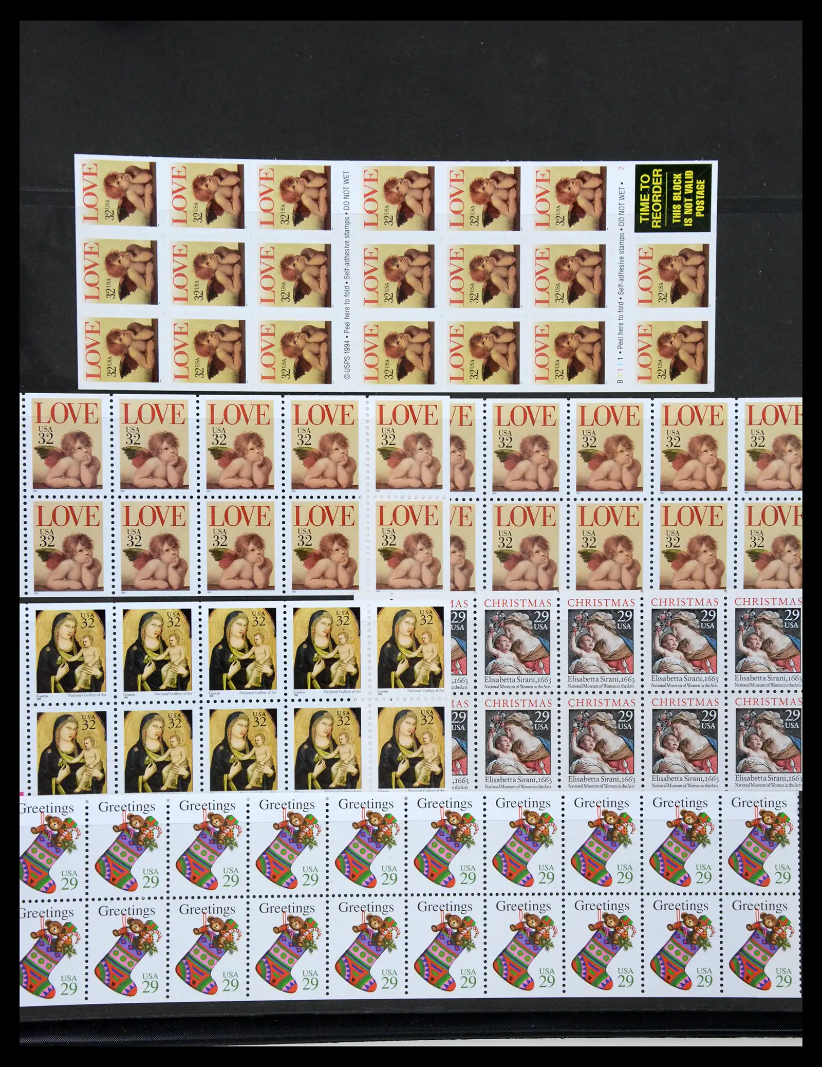 41187 0071 - Stamp collection 41187 USA stampbooklets 1970/90's.