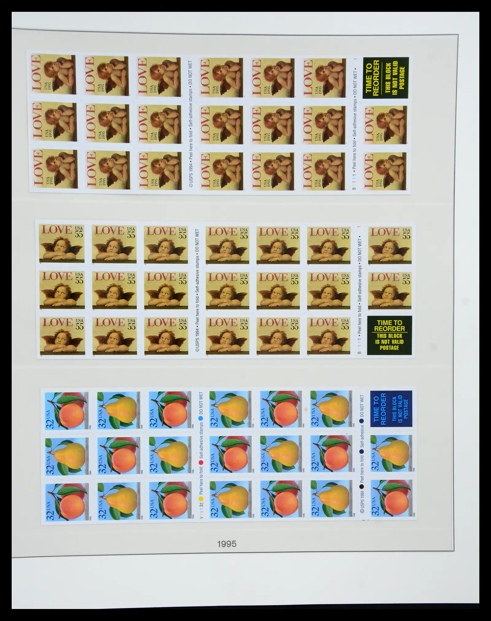 41187 0073 - Stamp collection 41187 USA stampbooklets 1970/90's.