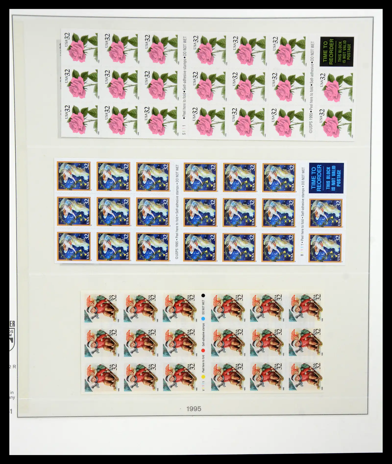 41187 0076 - Stamp collection 41187 USA stampbooklets 1970/90's.