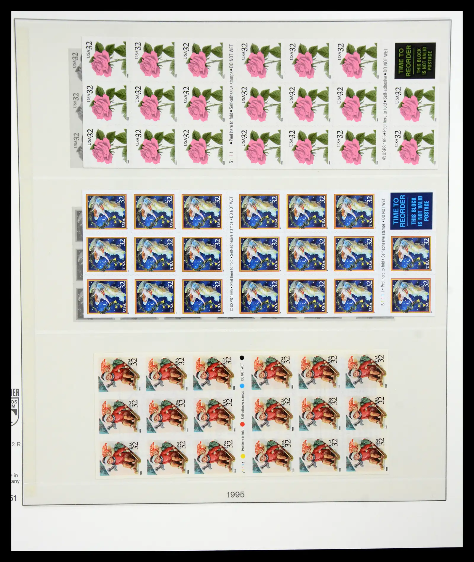 41187 0077 - Stamp collection 41187 USA stampbooklets 1970/90's.