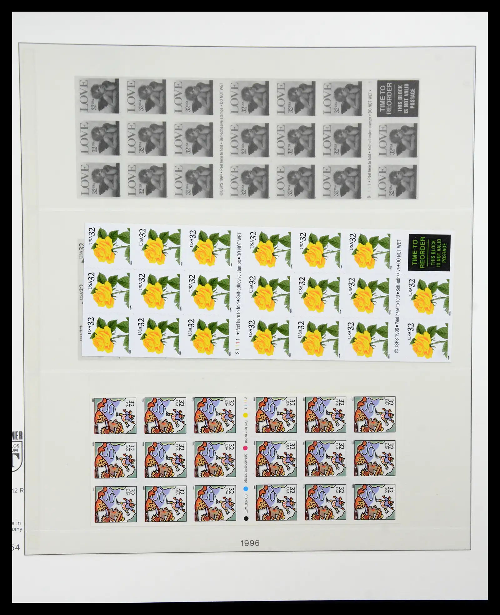 41187 0082 - Stamp collection 41187 USA stampbooklets 1970/90's.