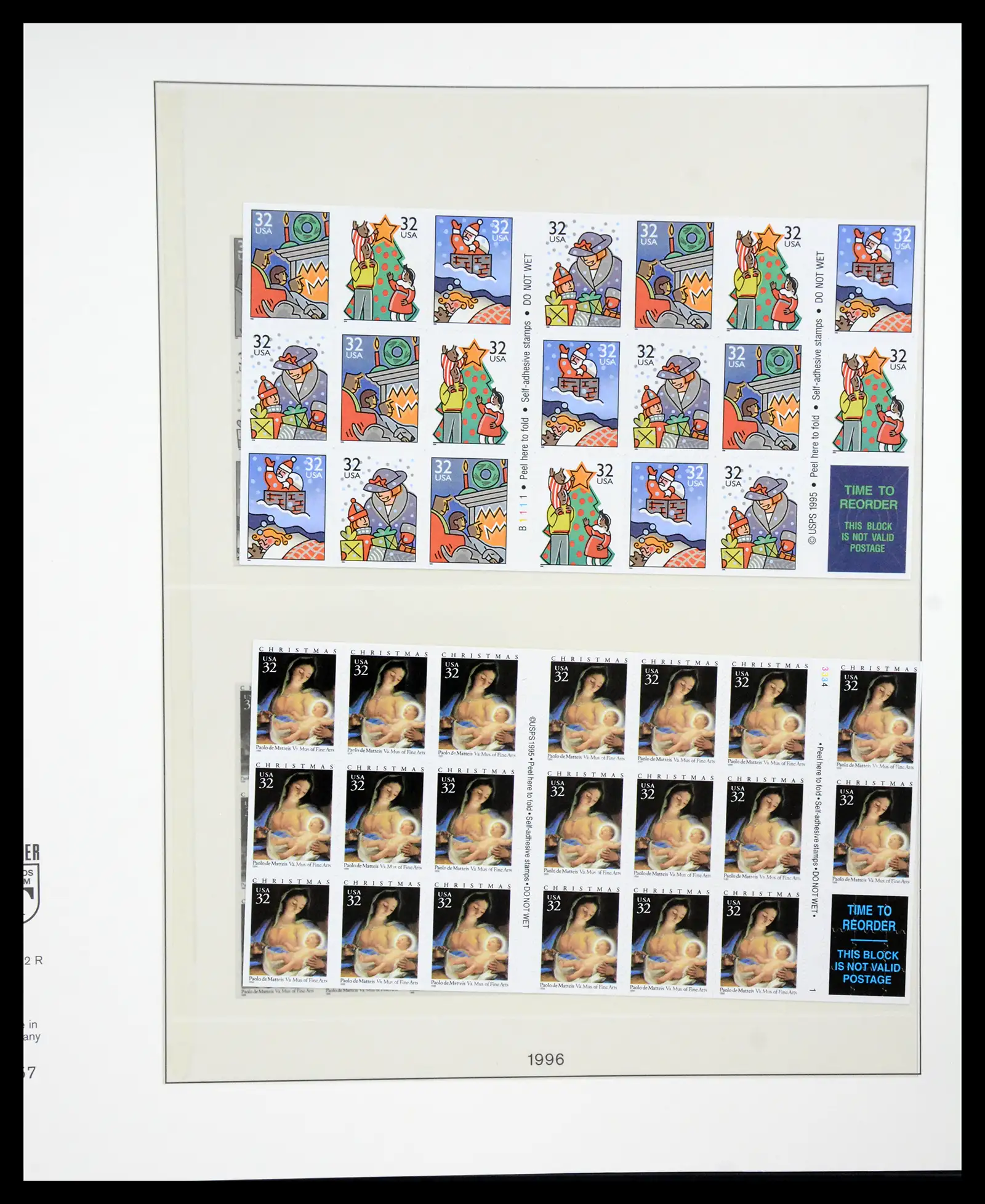 41187 0085 - Stamp collection 41187 USA stampbooklets 1970/90's.