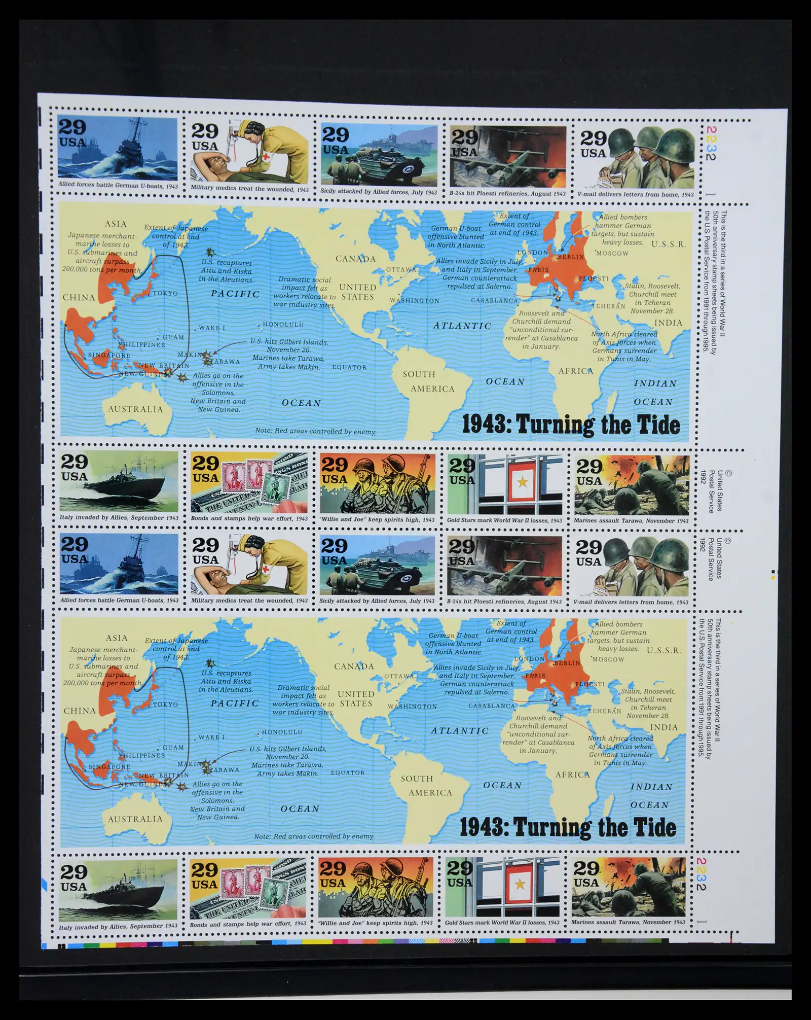 41187 0087 - Stamp collection 41187 USA stampbooklets 1970/90's.