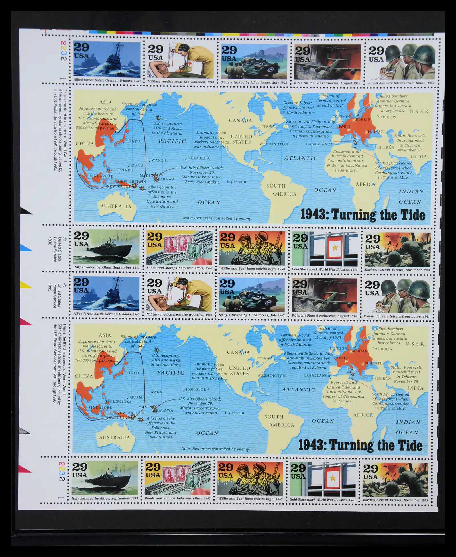 41187 0088 - Stamp collection 41187 USA stampbooklets 1970/90's.