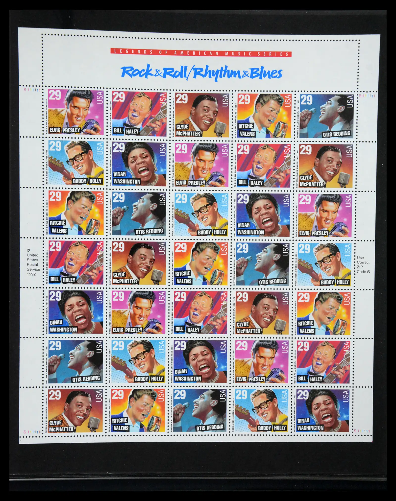 41187 0092 - Stamp collection 41187 USA stampbooklets 1970/90's.