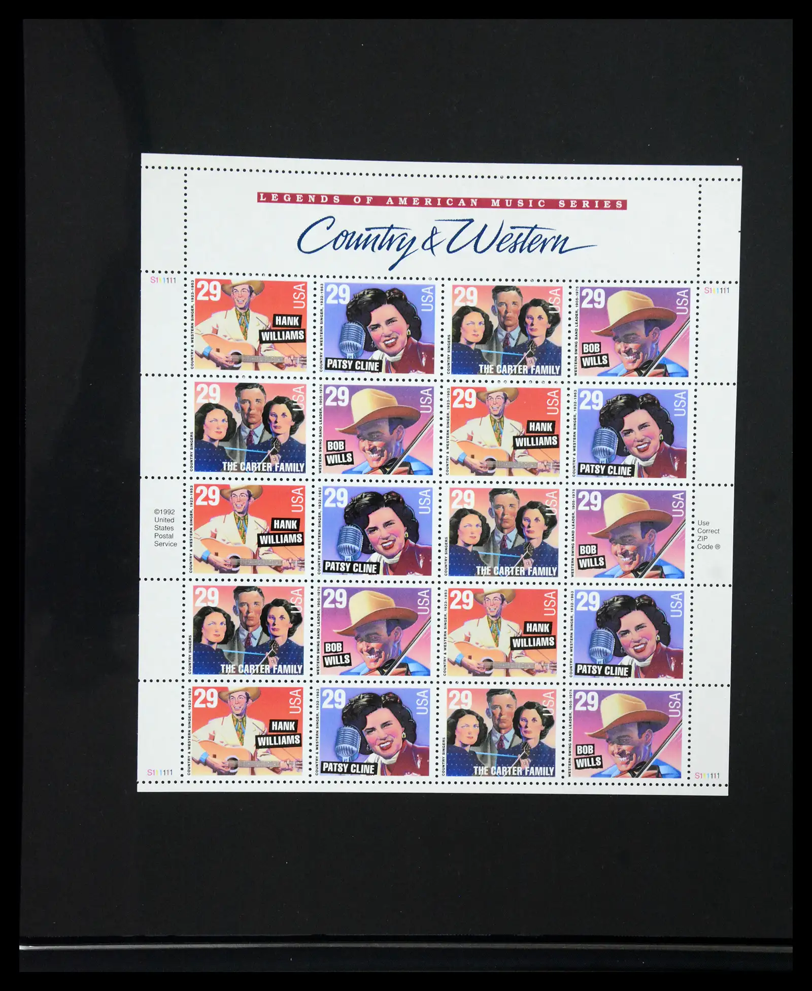 41187 0094 - Stamp collection 41187 USA stampbooklets 1970/90's.