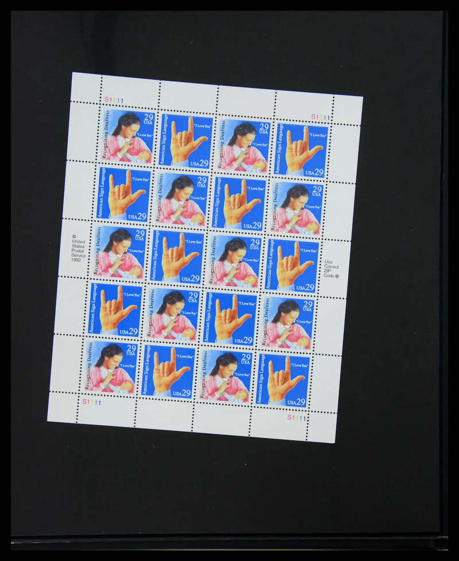 41187 0095 - Stamp collection 41187 USA stampbooklets 1970/90's.