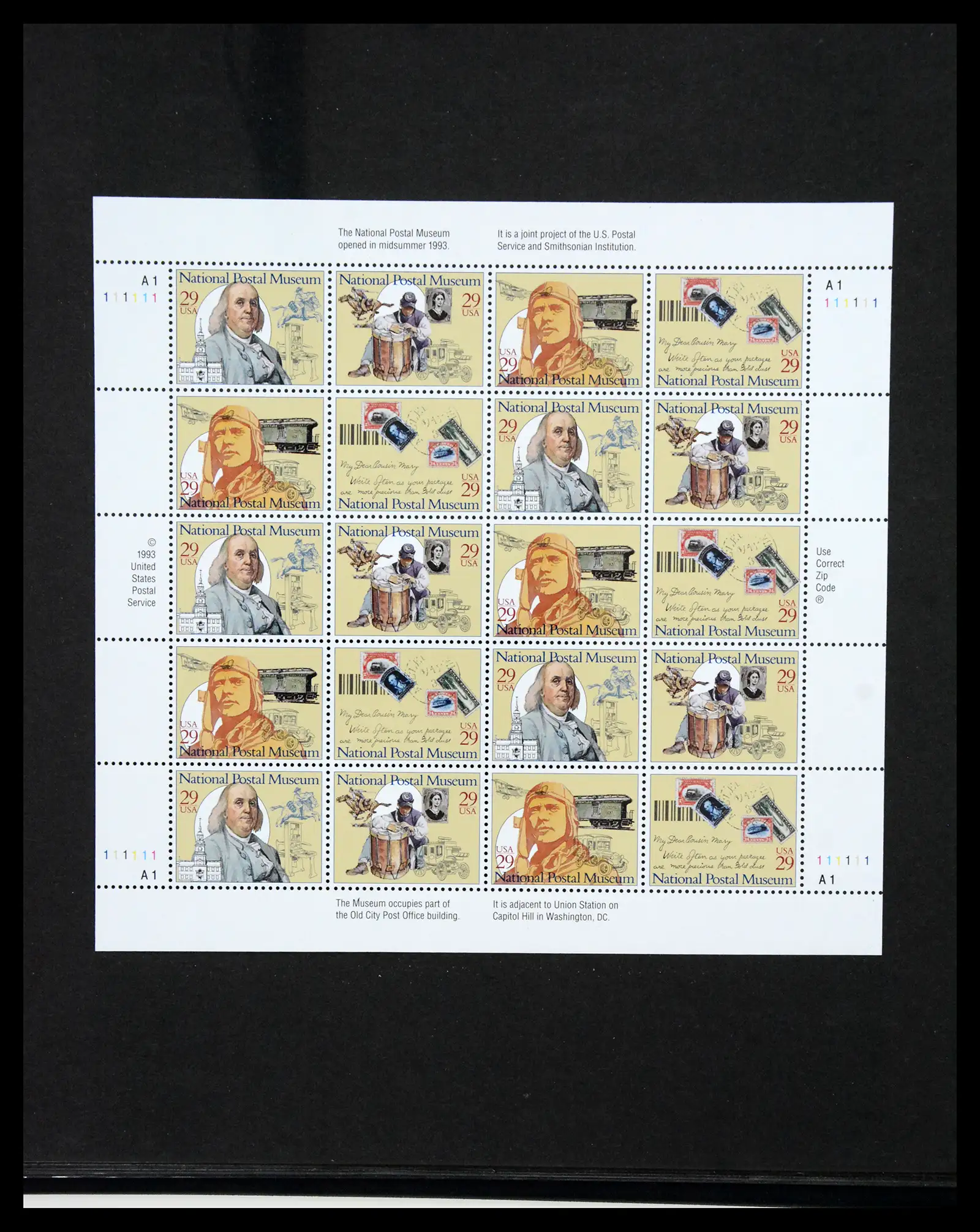 41187 0097 - Stamp collection 41187 USA stampbooklets 1970/90's.