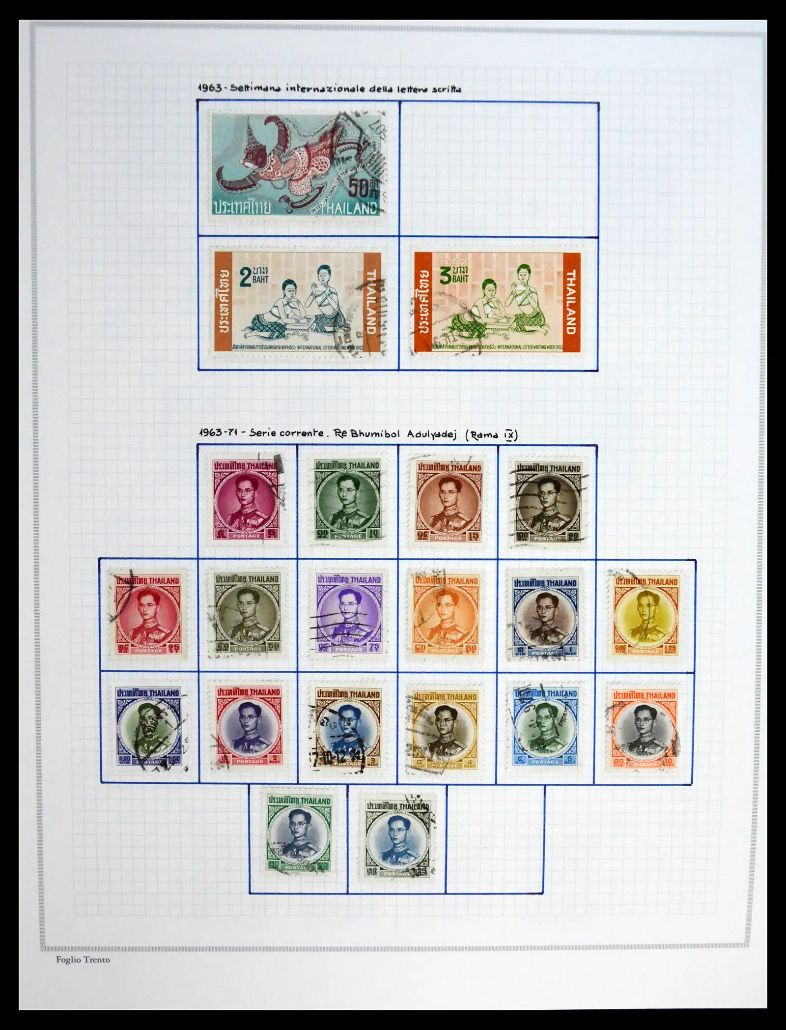 41188 0021 - Stamp collection 41188 Thailand 1885-2009.