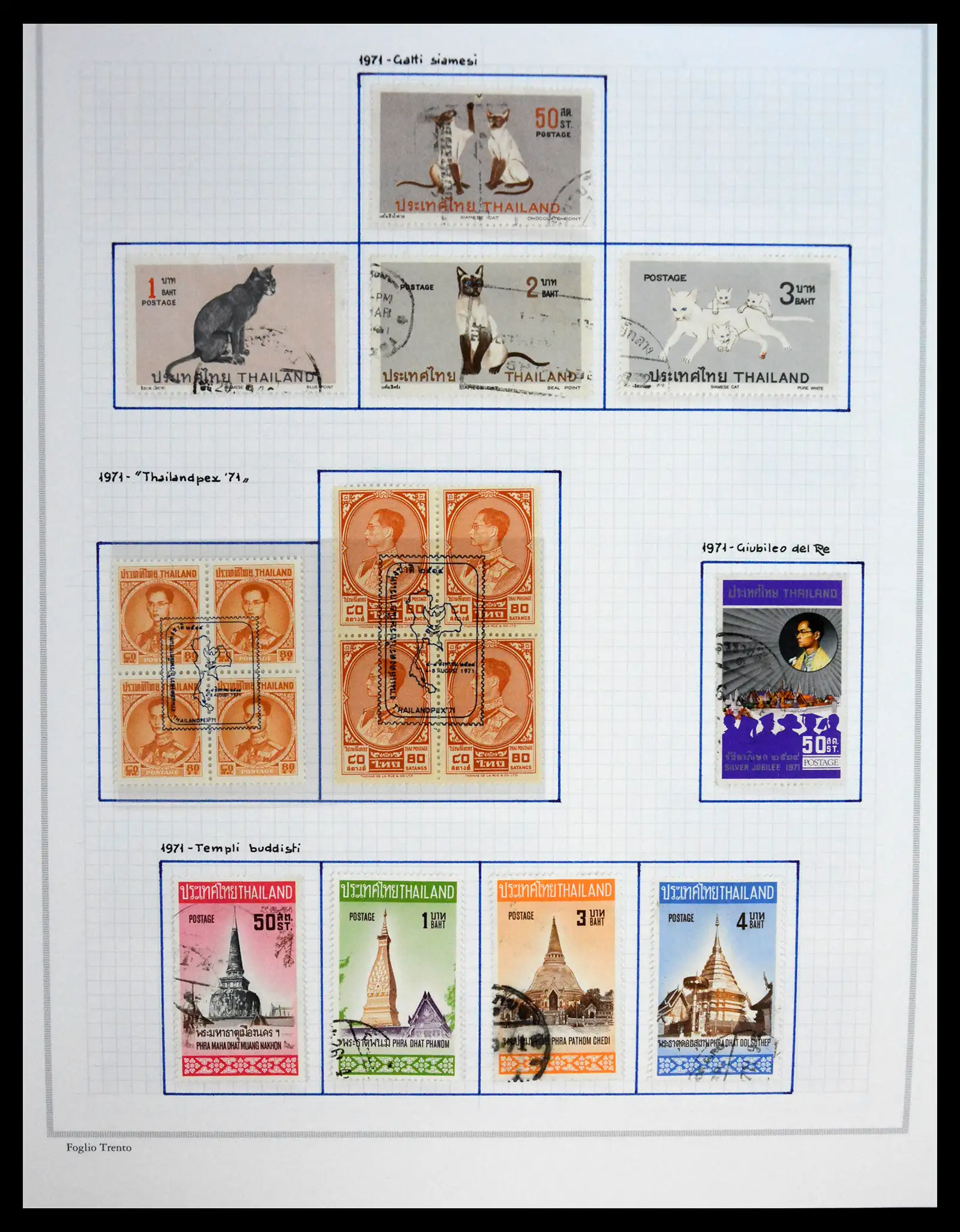 41188 0032 - Stamp collection 41188 Thailand 1885-2009.