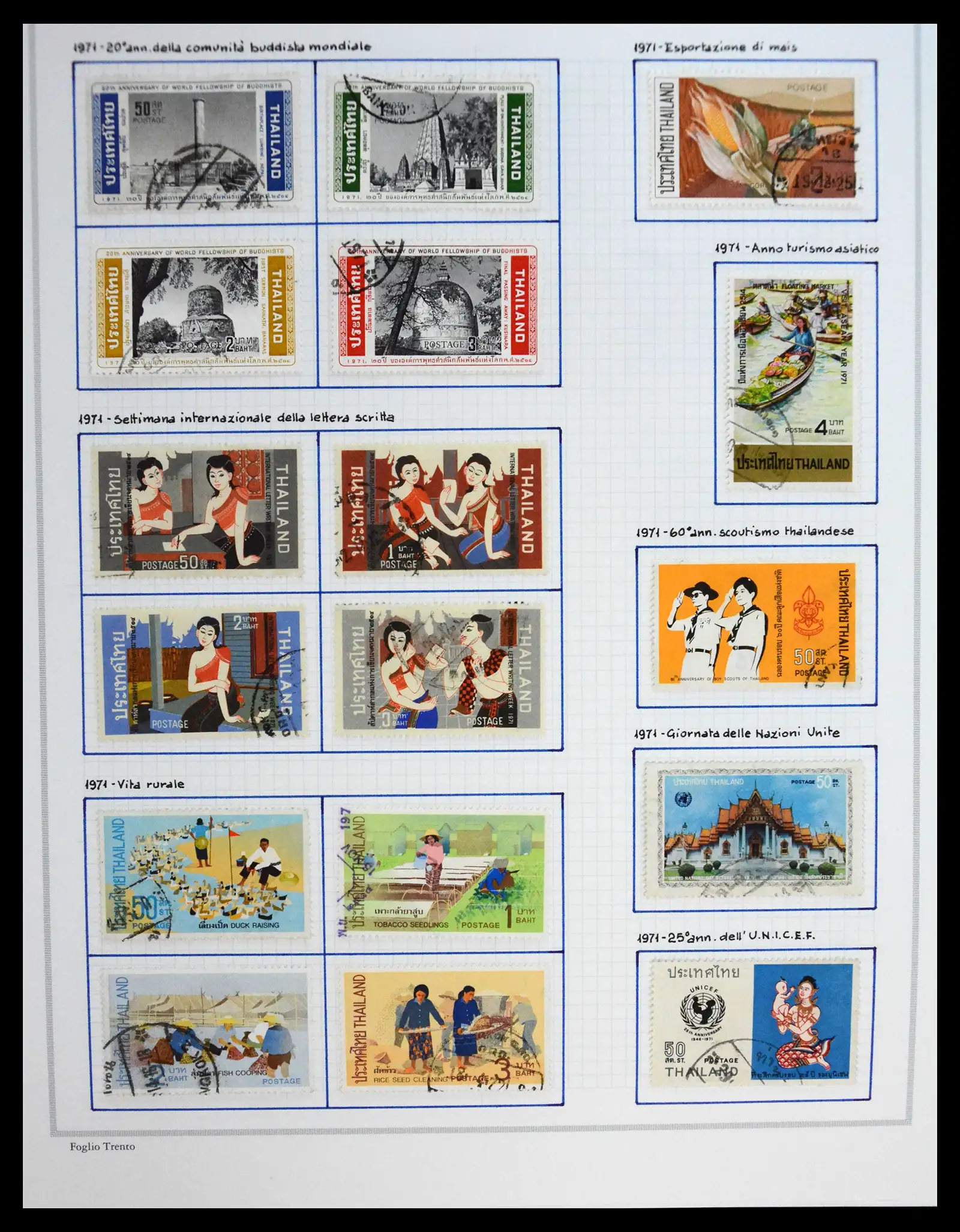 41188 0033 - Stamp collection 41188 Thailand 1885-2009.