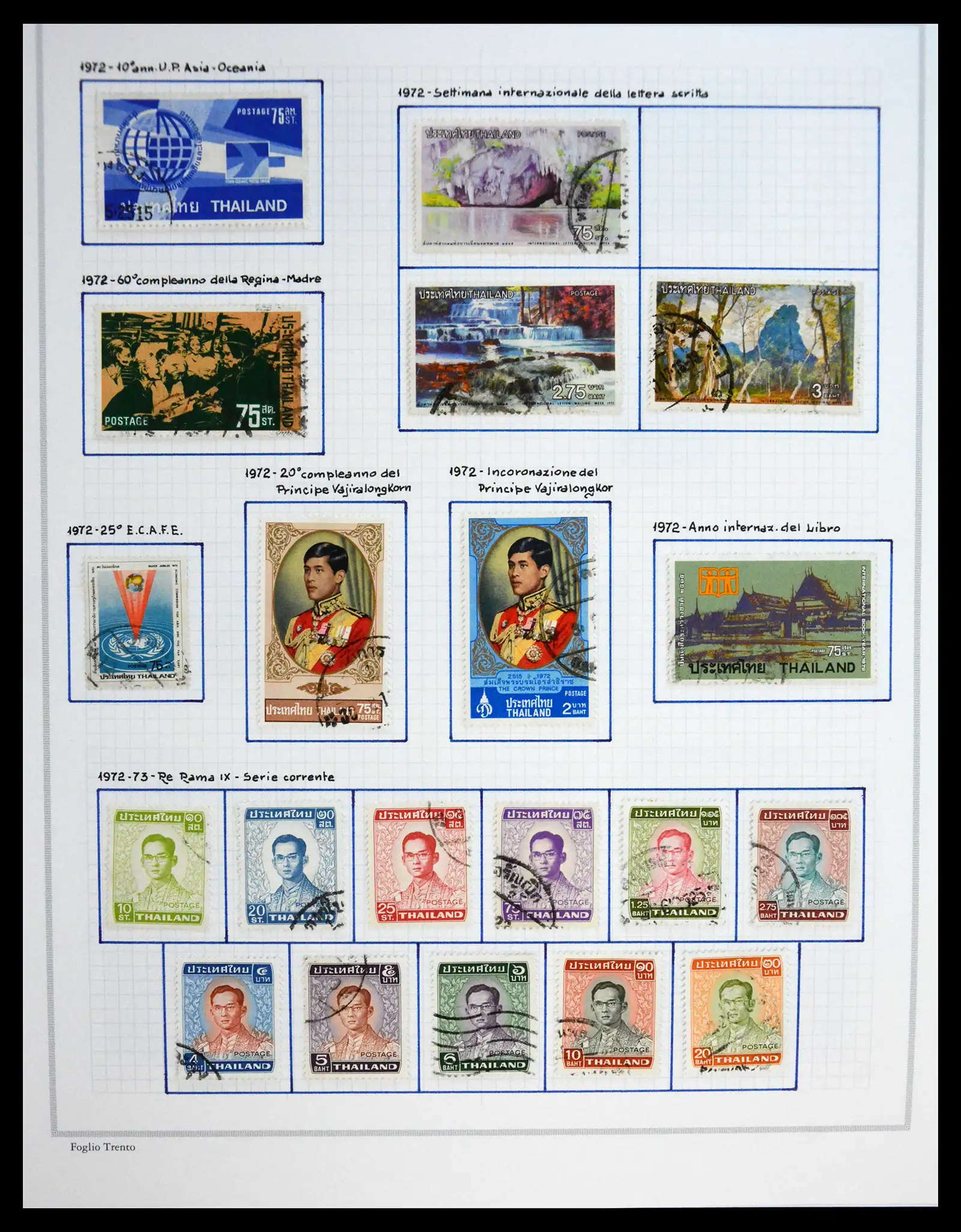 41188 0036 - Stamp collection 41188 Thailand 1885-2009.