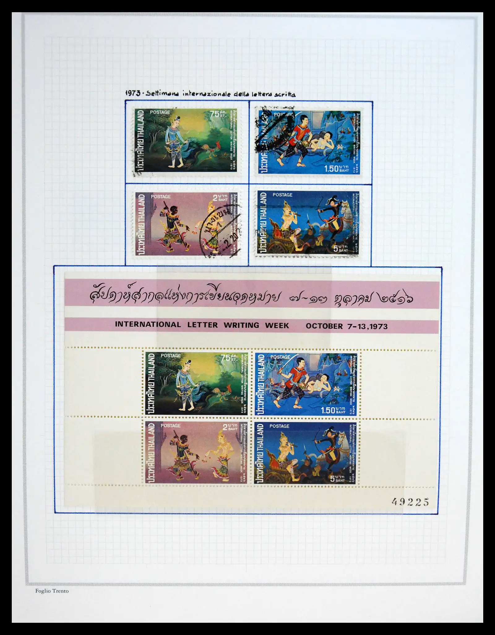 41188 0040 - Stamp collection 41188 Thailand 1885-2009.