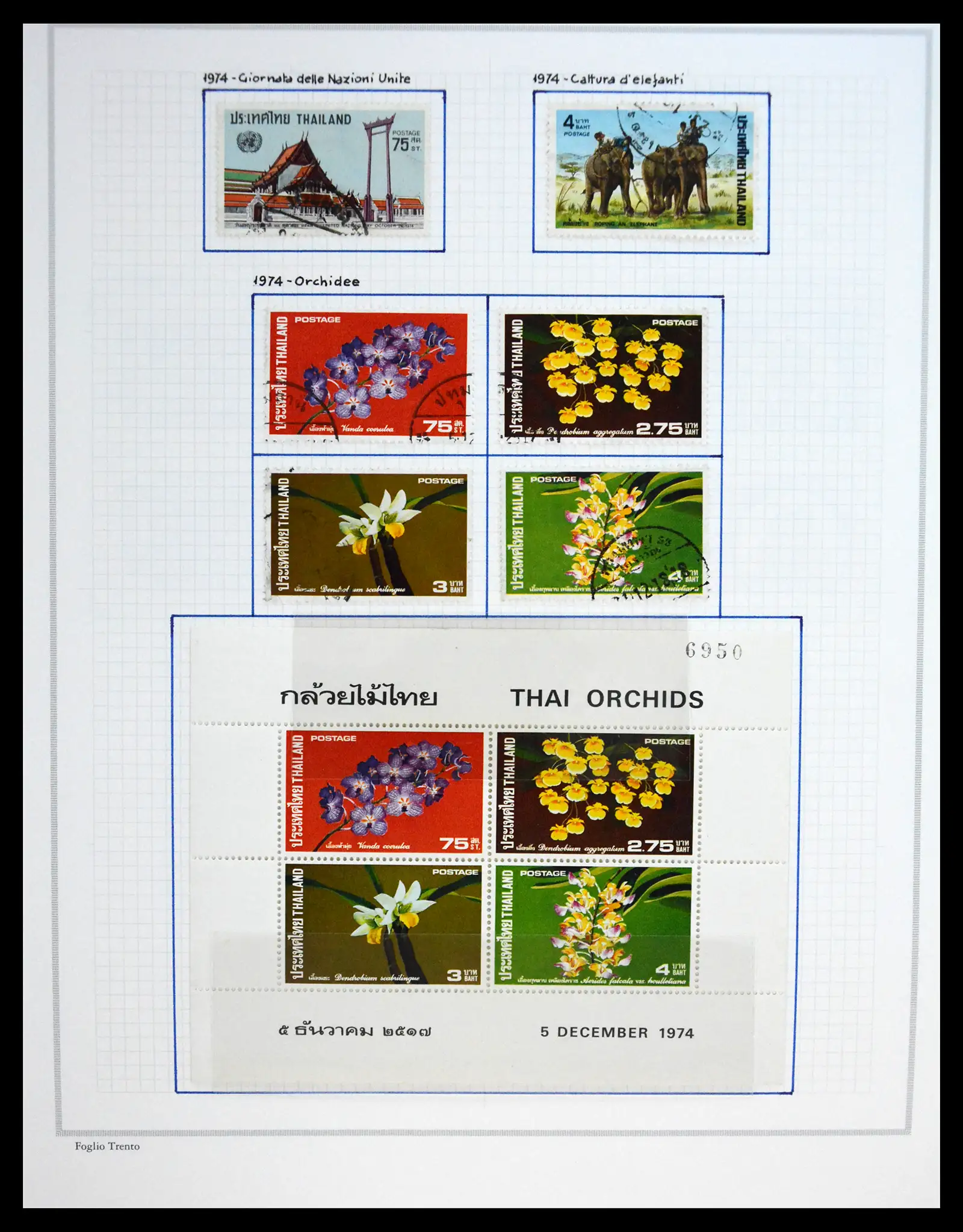 41188 0044 - Stamp collection 41188 Thailand 1885-2009.