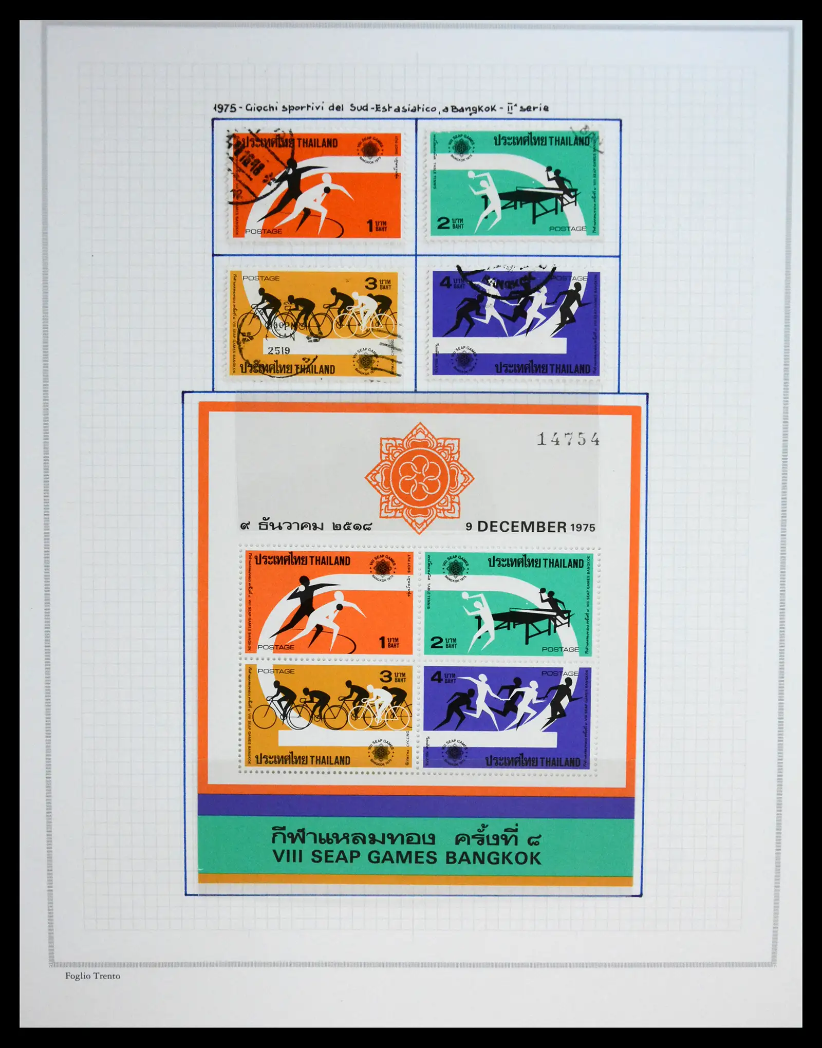 41188 0048 - Stamp collection 41188 Thailand 1885-2009.