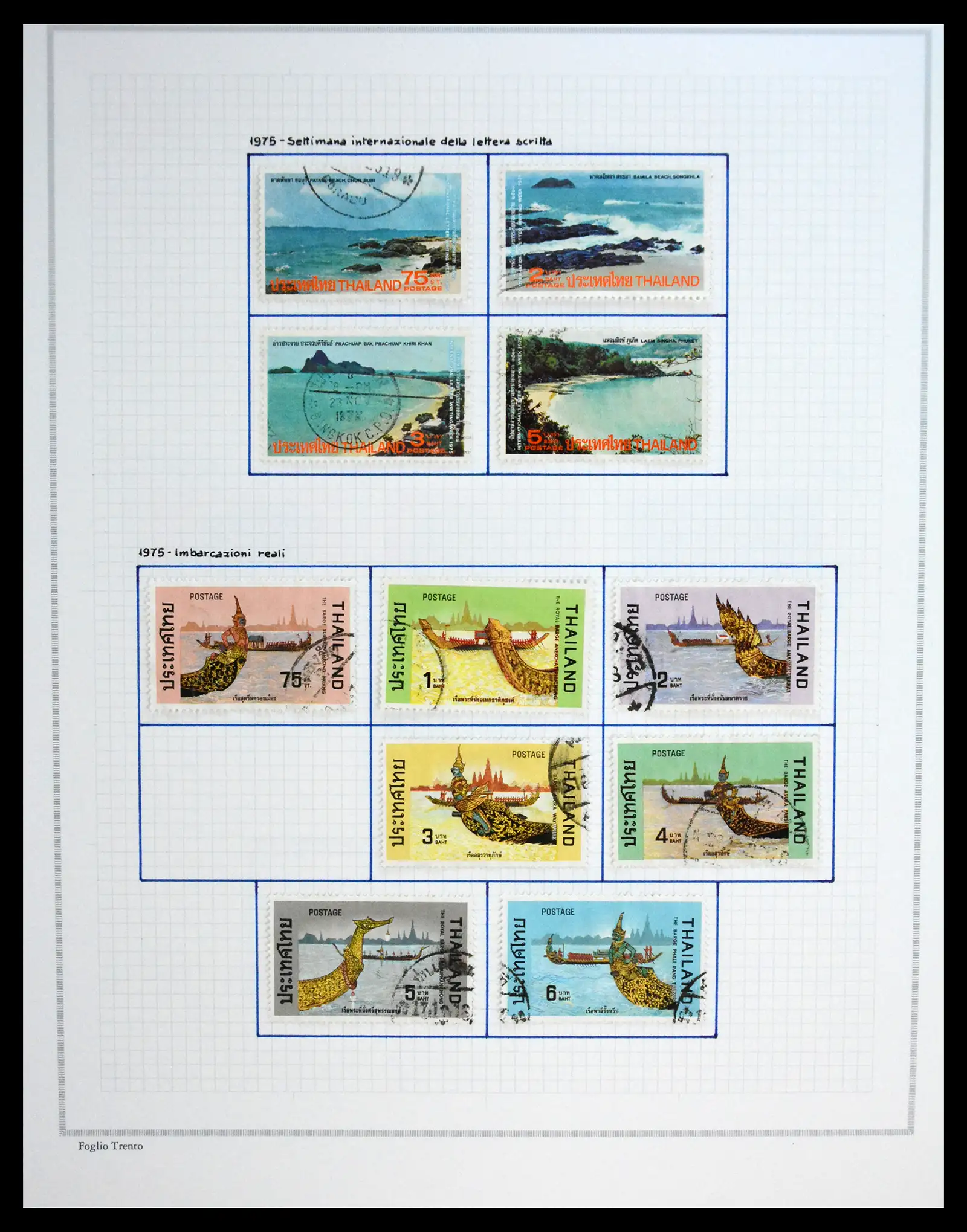 41188 0050 - Stamp collection 41188 Thailand 1885-2009.