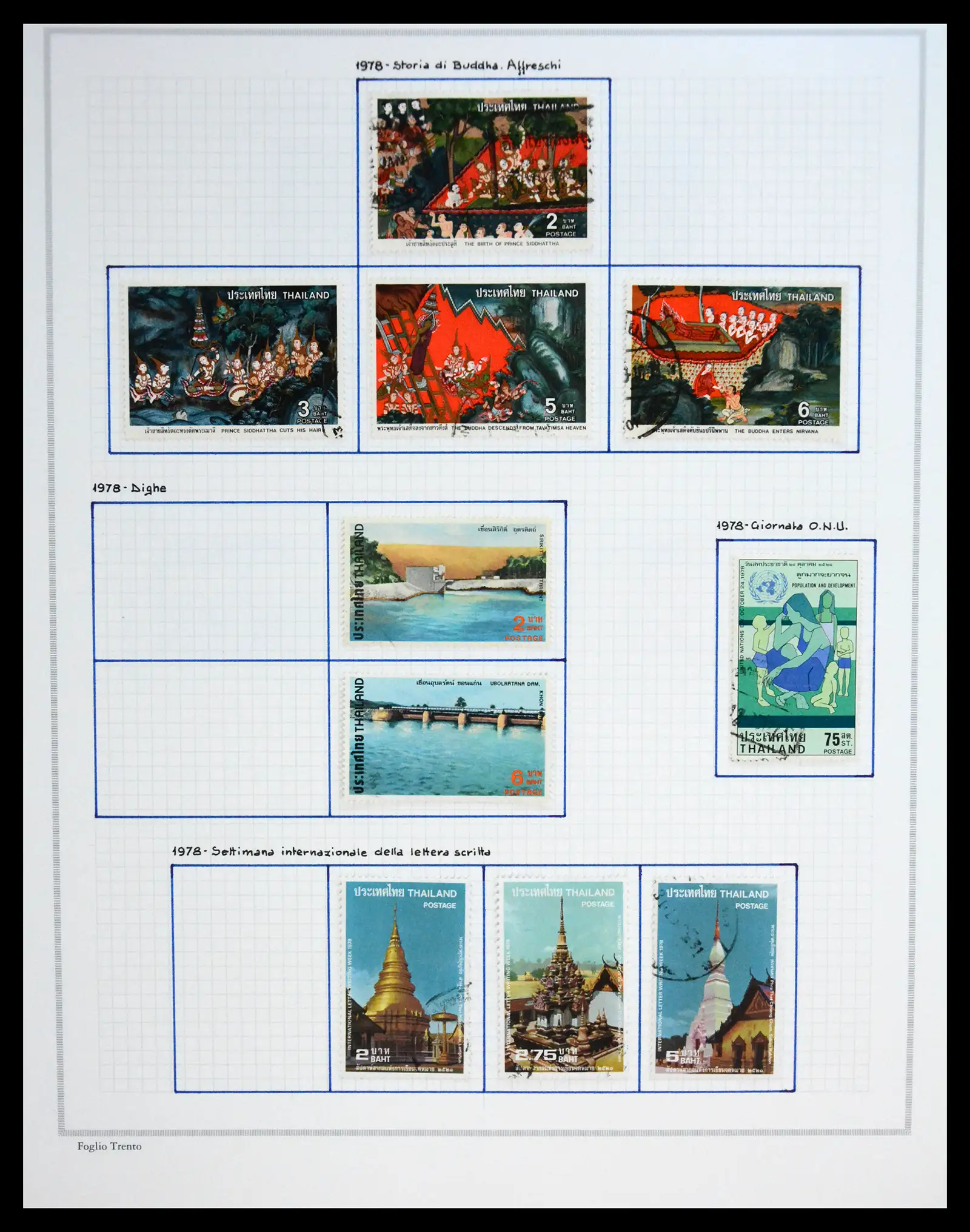 41188 0057 - Stamp collection 41188 Thailand 1885-2009.