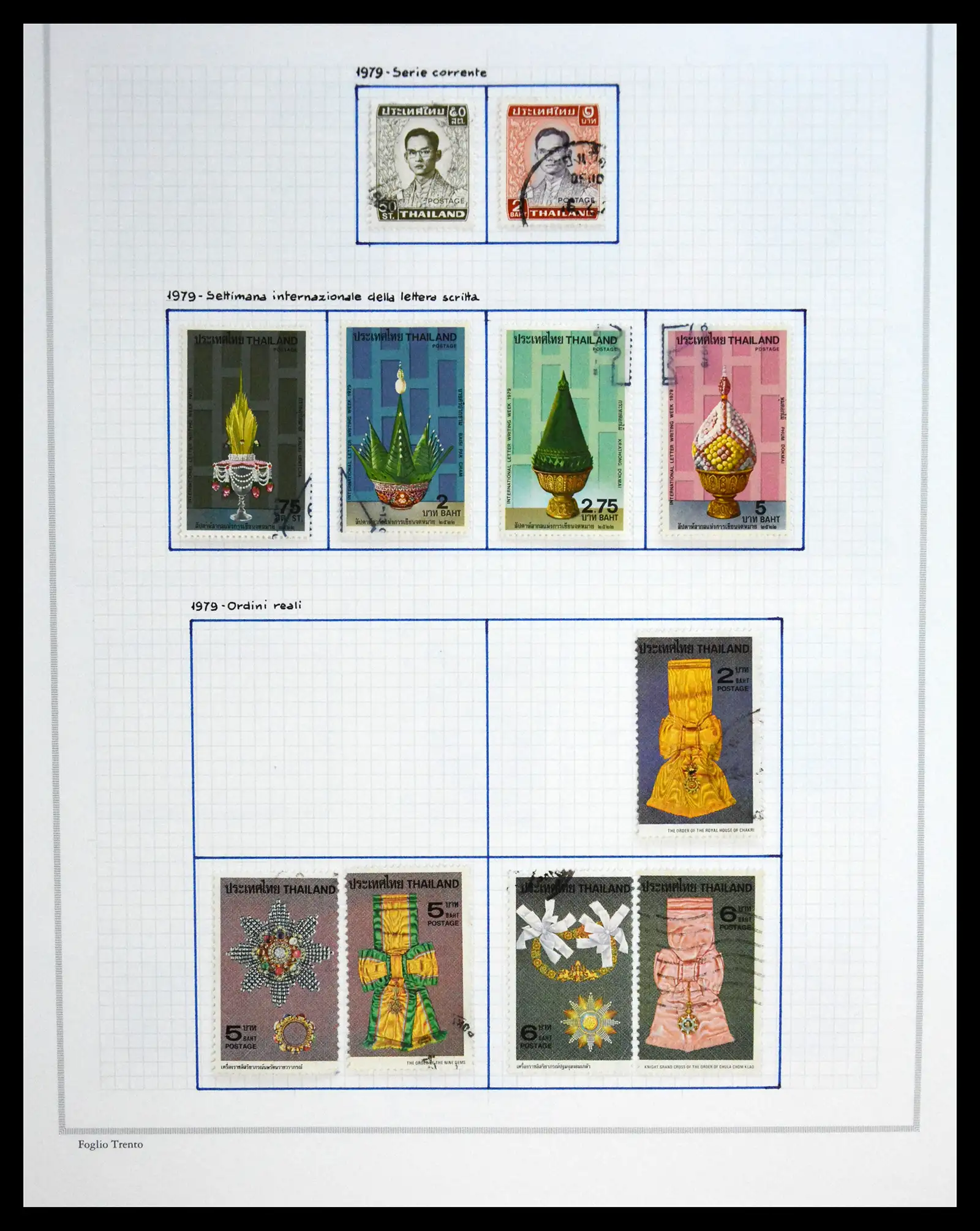 41188 0061 - Stamp collection 41188 Thailand 1885-2009.