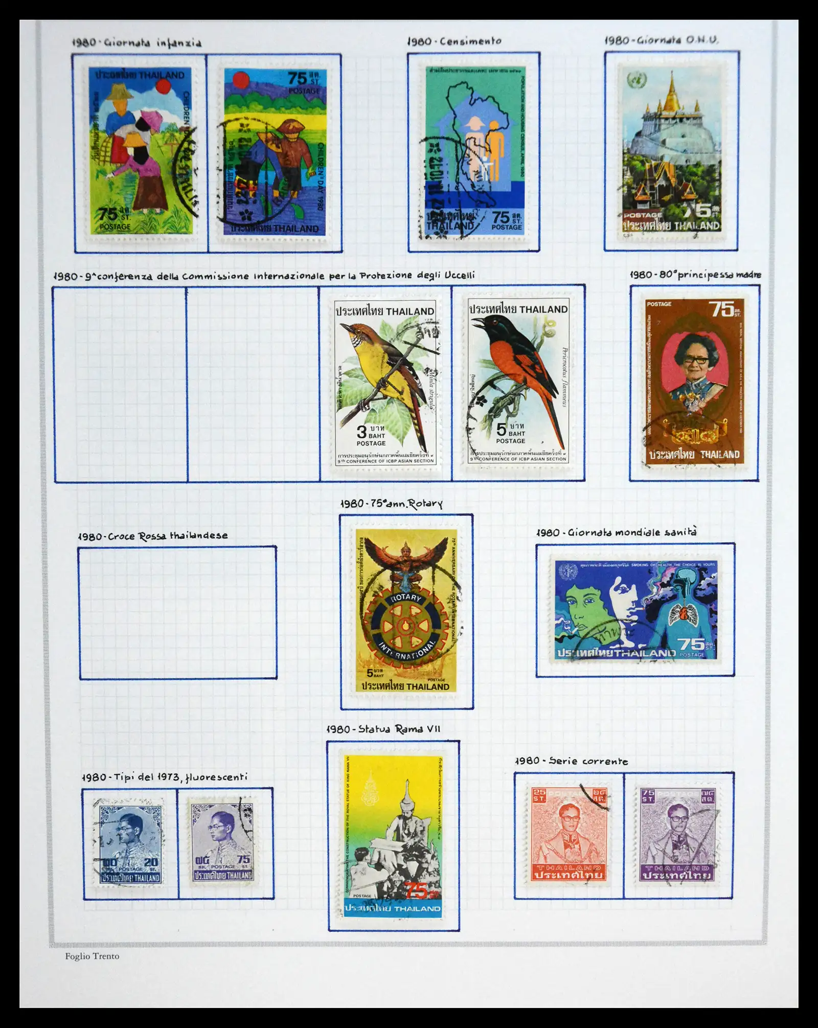 41188 0062 - Stamp collection 41188 Thailand 1885-2009.