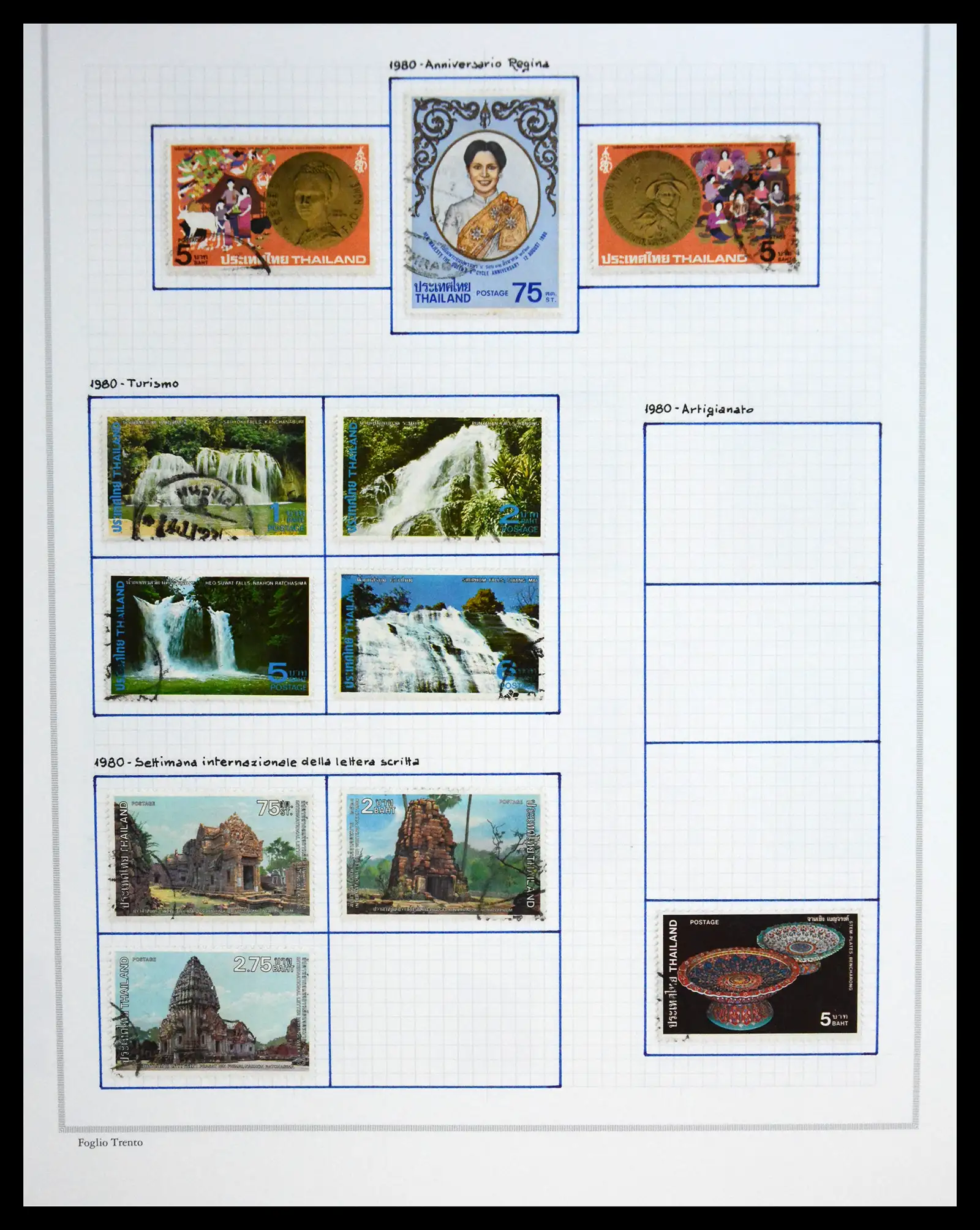 41188 0063 - Stamp collection 41188 Thailand 1885-2009.