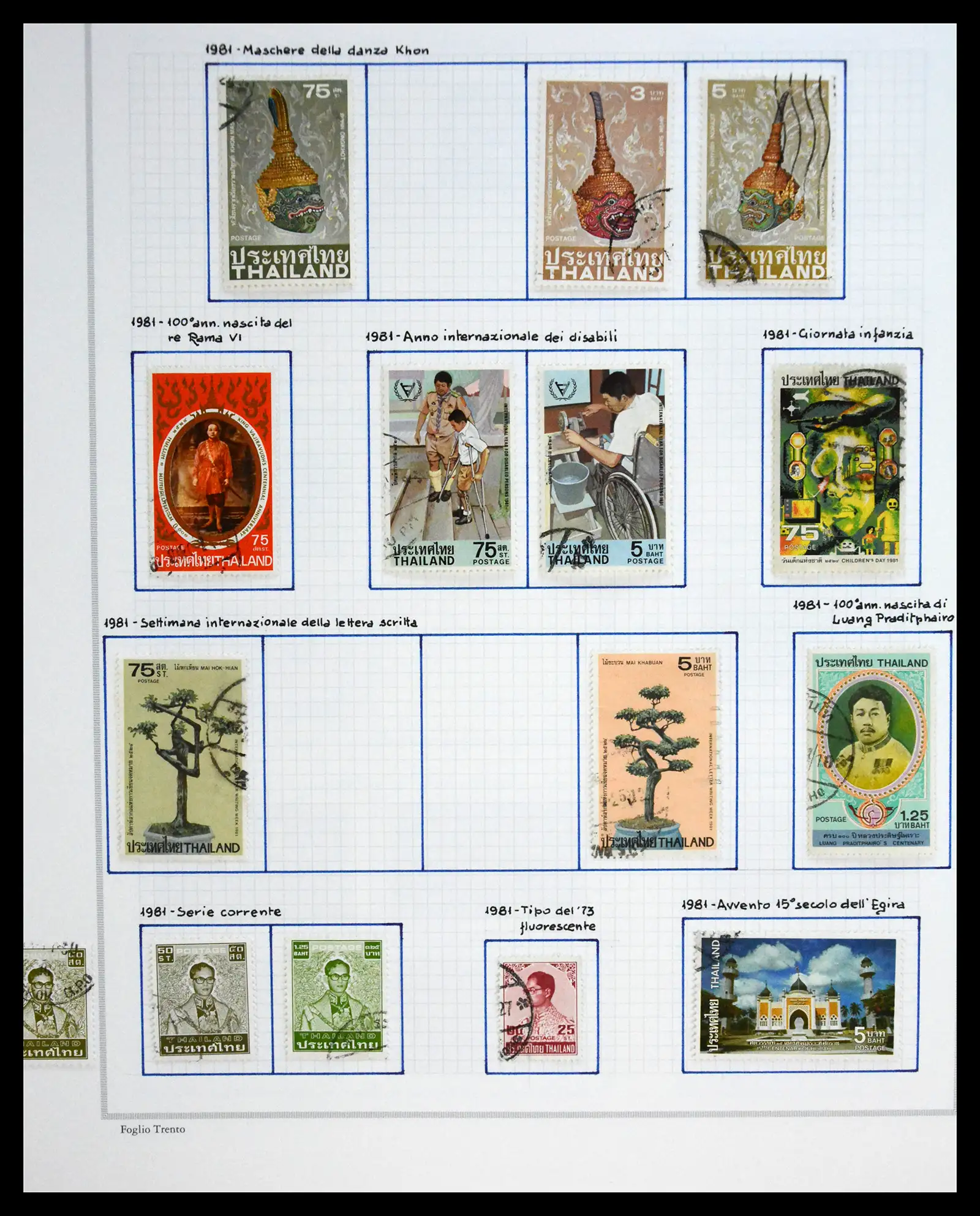 41188 0064 - Stamp collection 41188 Thailand 1885-2009.