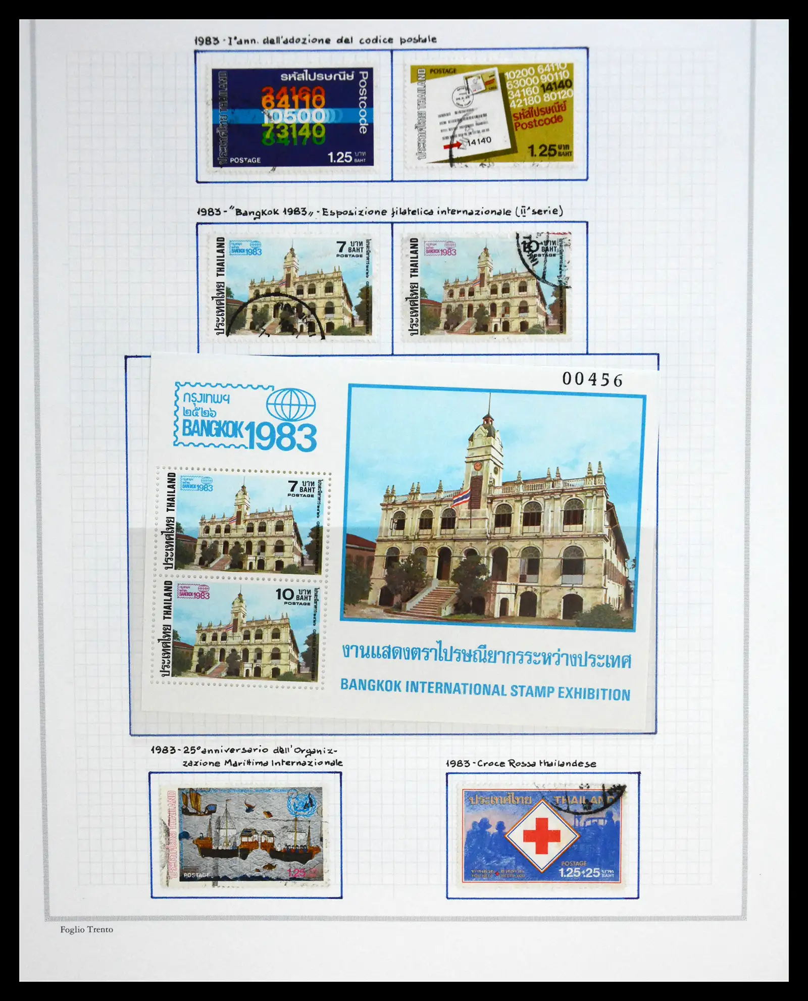 41188 0071 - Stamp collection 41188 Thailand 1885-2009.