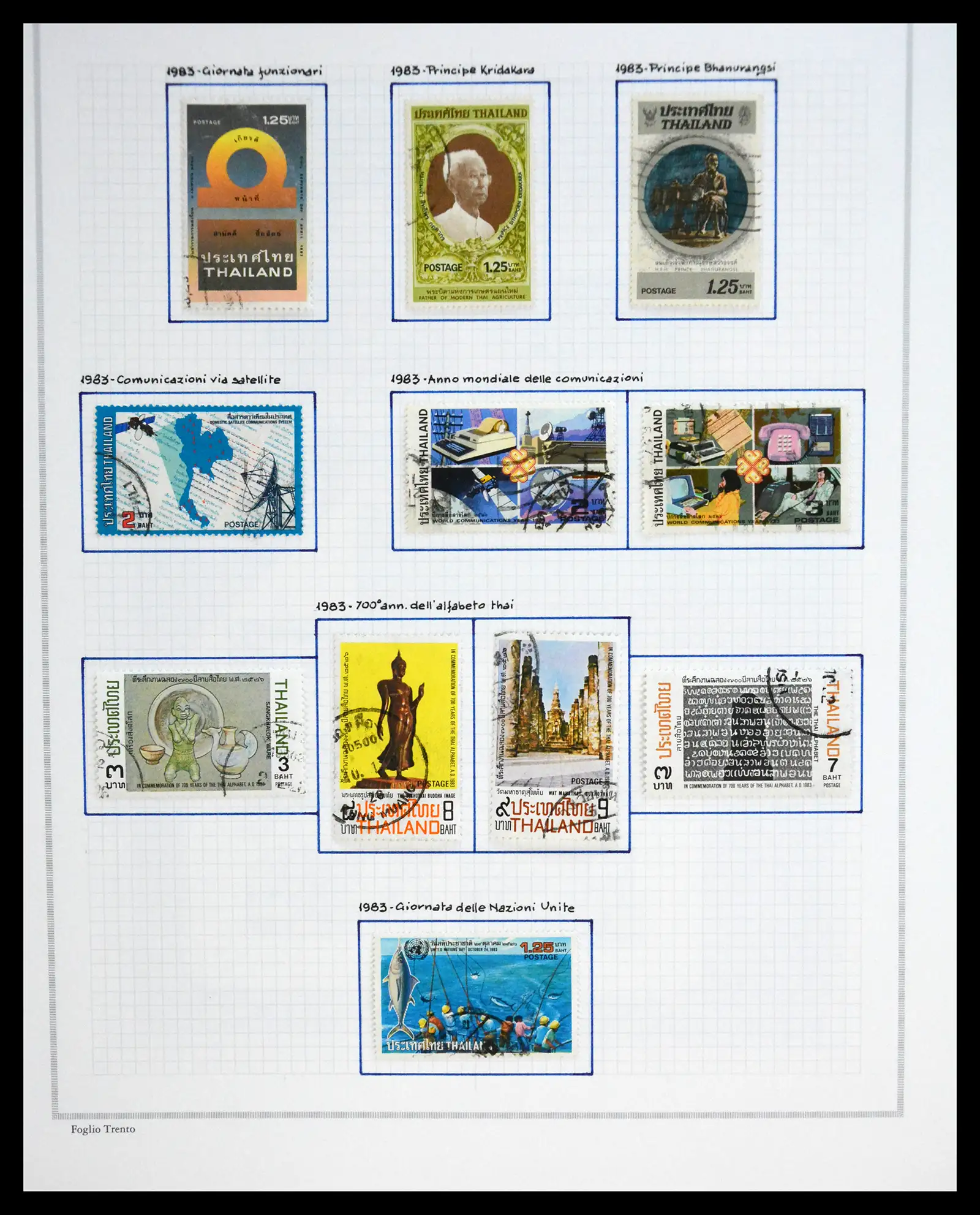 41188 0072 - Stamp collection 41188 Thailand 1885-2009.