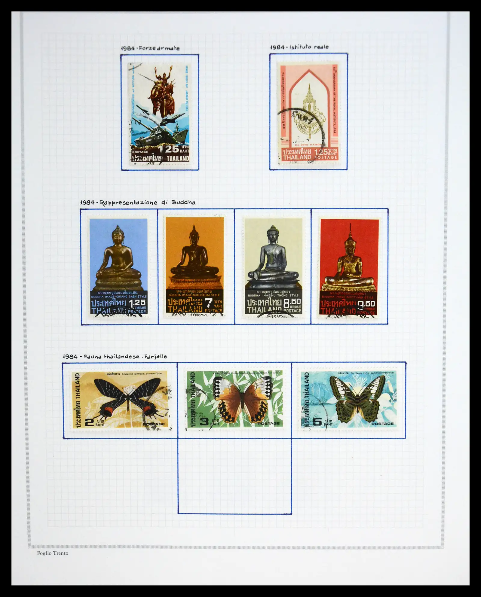 41188 0076 - Stamp collection 41188 Thailand 1885-2009.