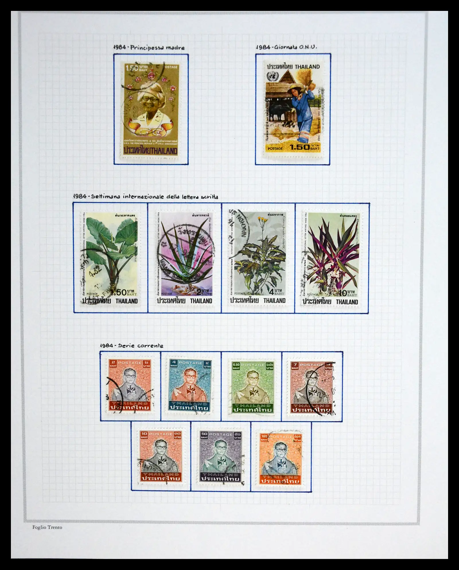 41188 0077 - Stamp collection 41188 Thailand 1885-2009.