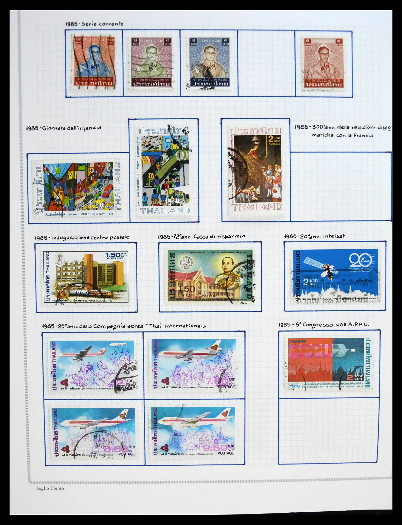 41188 0078 - Stamp collection 41188 Thailand 1885-2009.