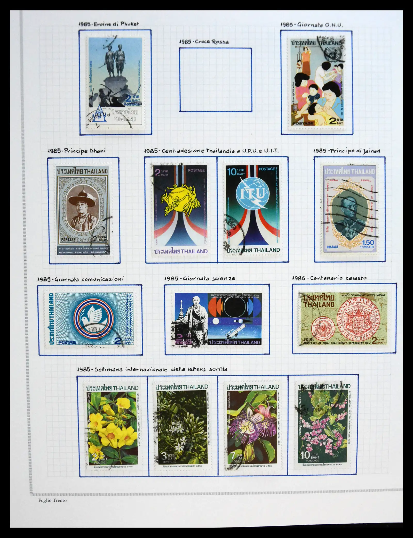 41188 0079 - Stamp collection 41188 Thailand 1885-2009.
