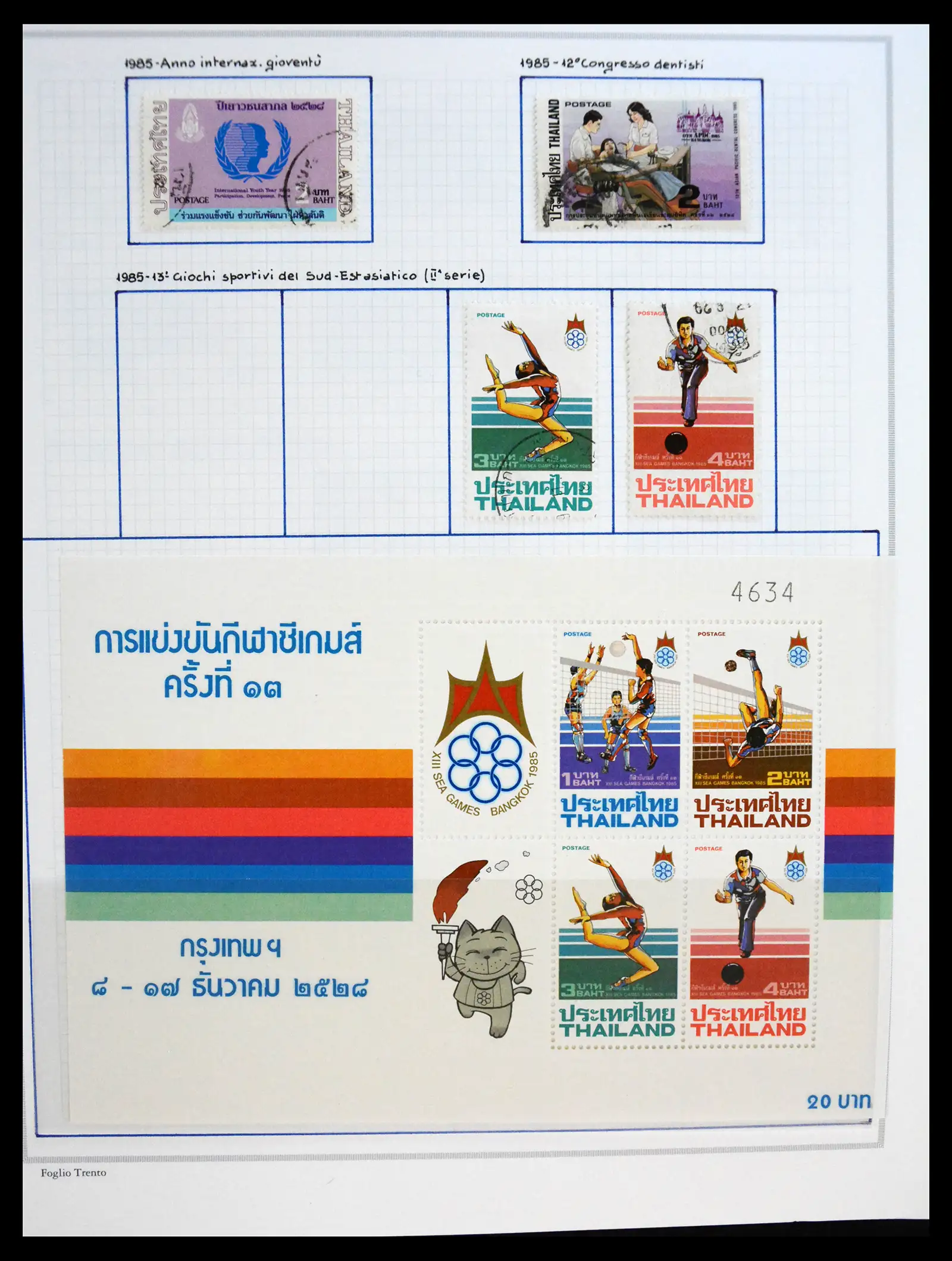 41188 0082 - Stamp collection 41188 Thailand 1885-2009.