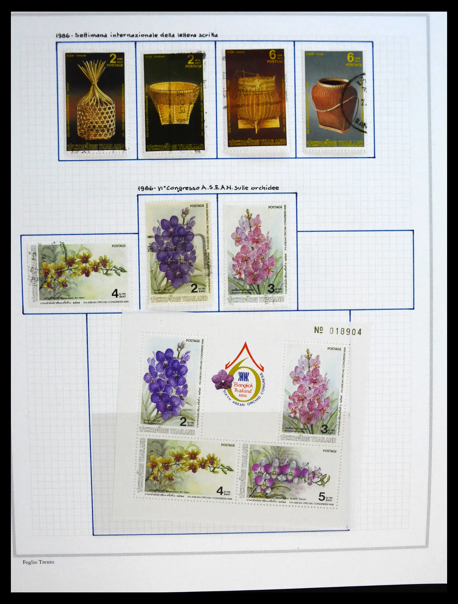 41188 0084 - Stamp collection 41188 Thailand 1885-2009.