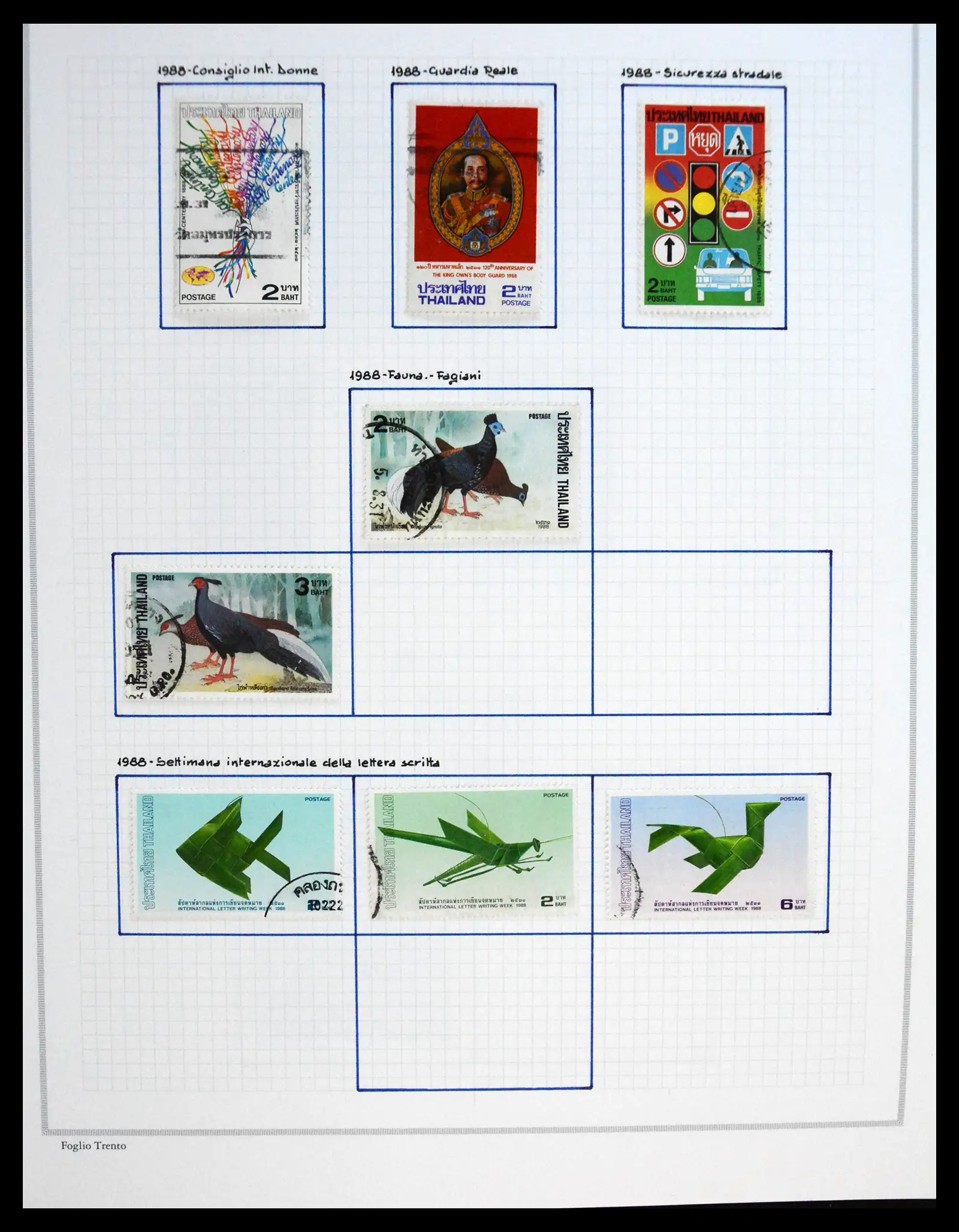 41188 0094 - Stamp collection 41188 Thailand 1885-2009.