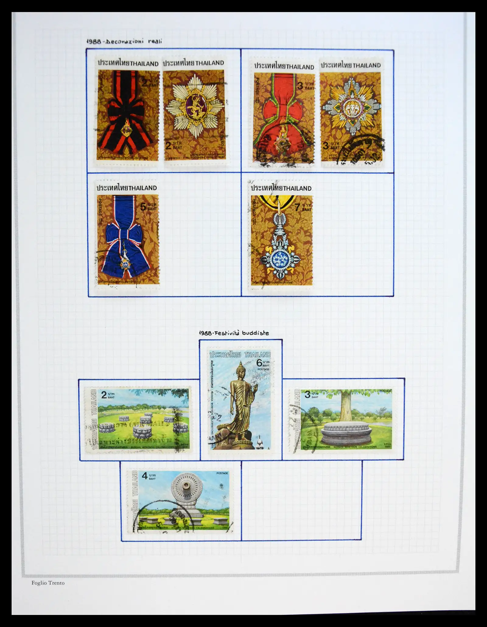 41188 0095 - Stamp collection 41188 Thailand 1885-2009.