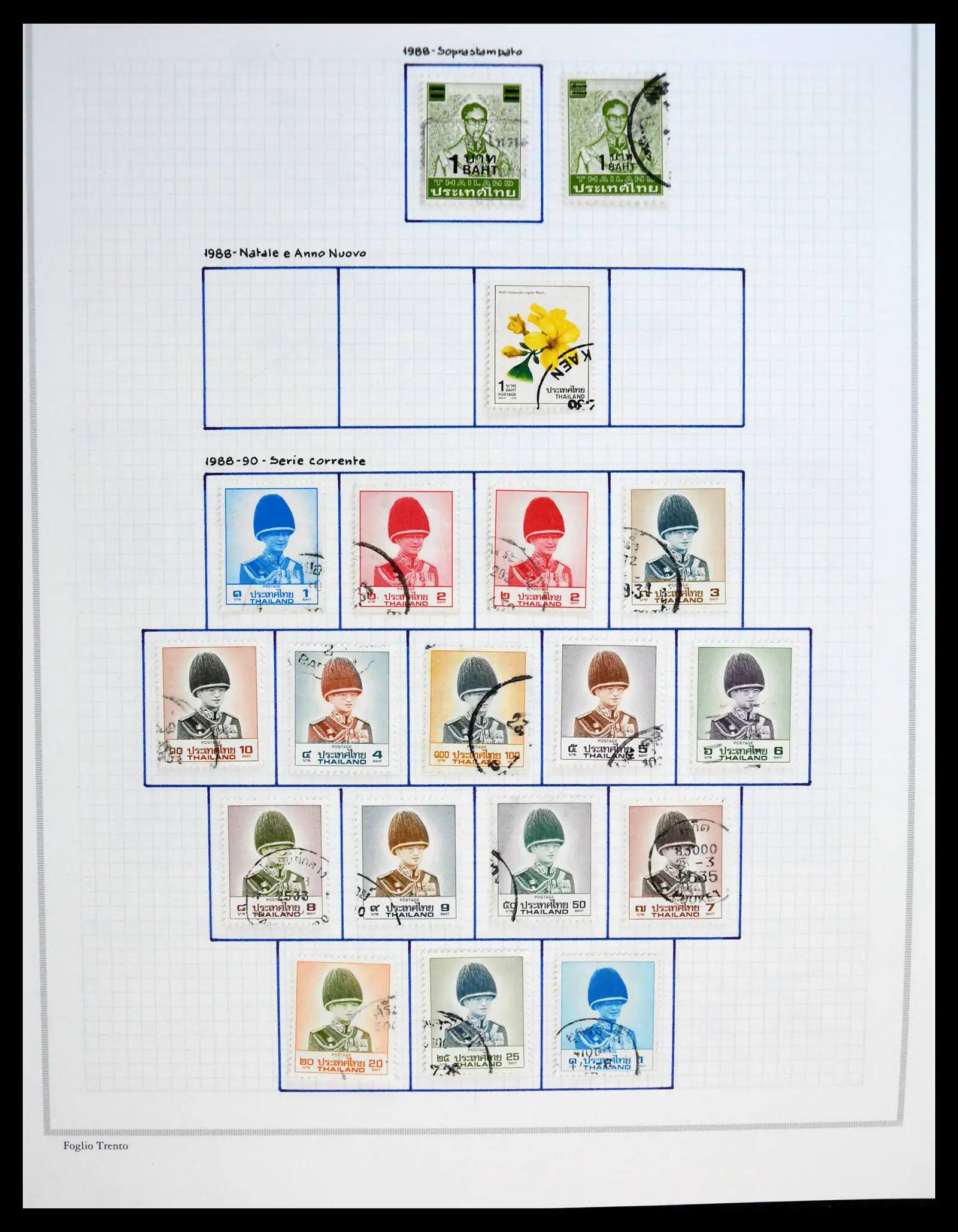 41188 0097 - Stamp collection 41188 Thailand 1885-2009.