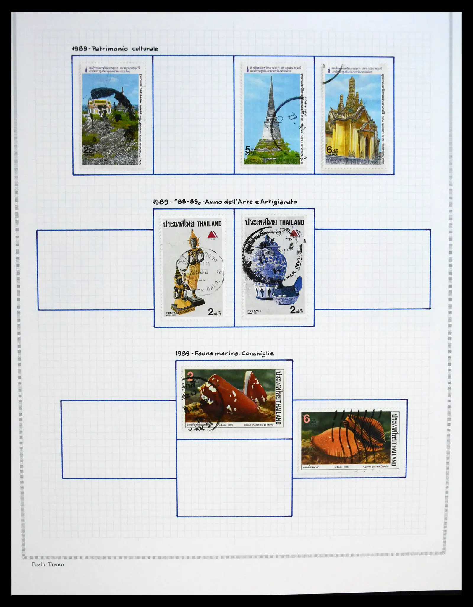 41188 0099 - Stamp collection 41188 Thailand 1885-2009.