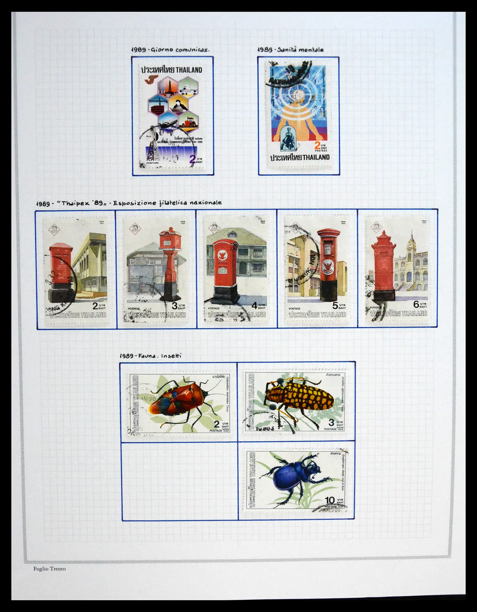 41188 0100 - Stamp collection 41188 Thailand 1885-2009.