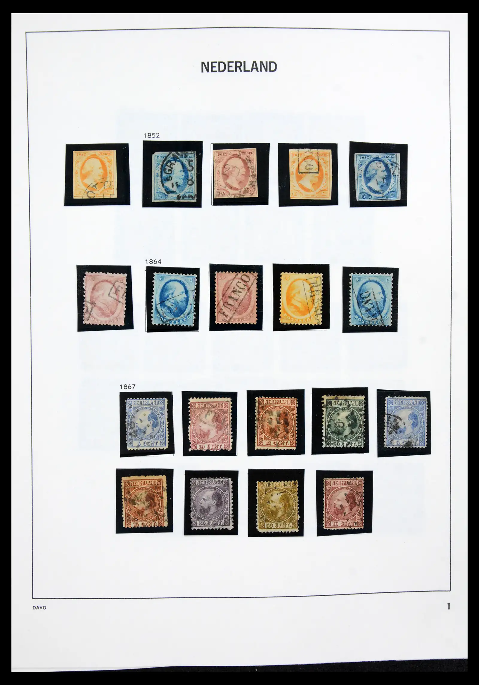 41189 0001 - Postzegelverzameling 41189 Nederland 1852-2000.