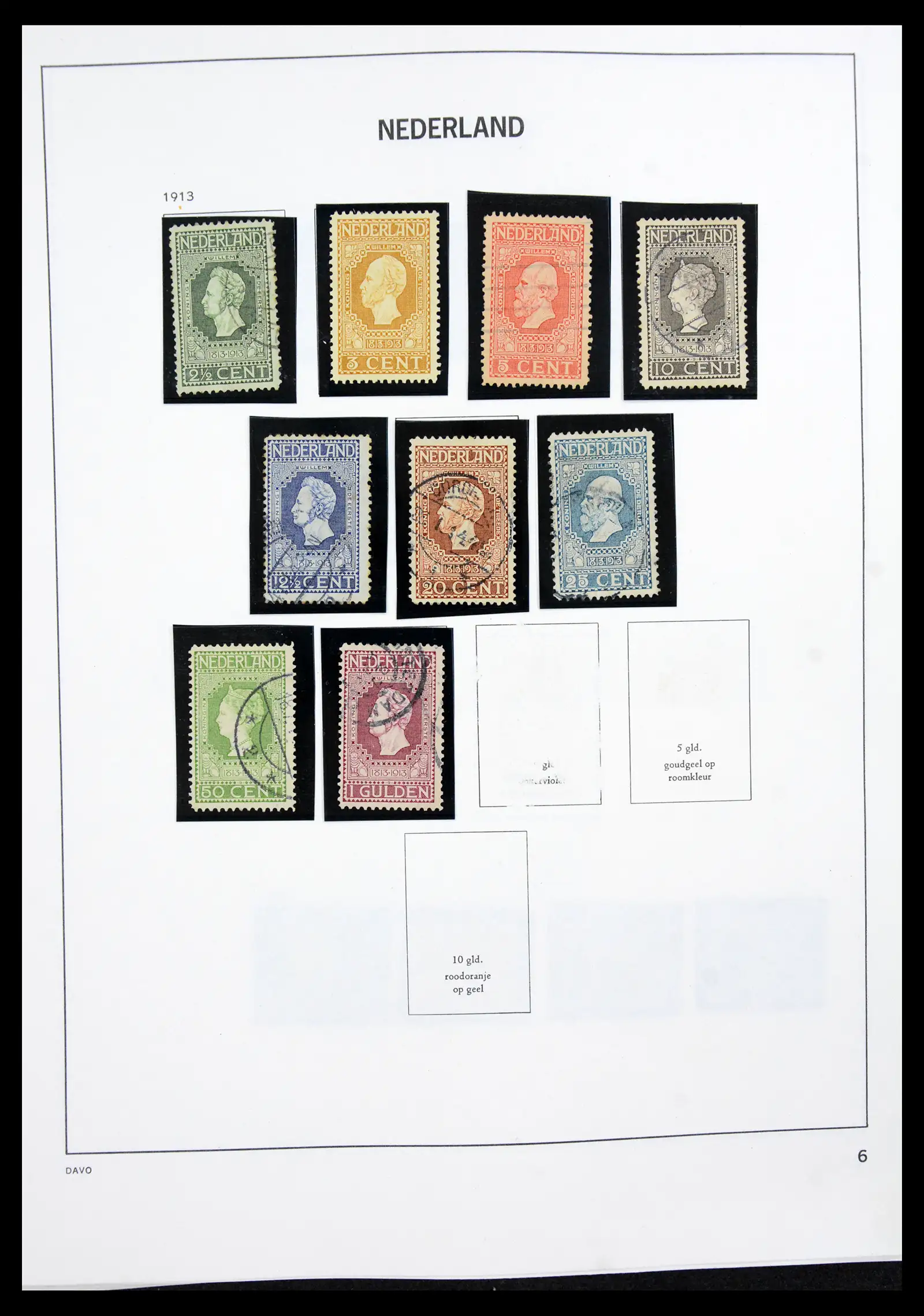 41189 0006 - Postzegelverzameling 41189 Nederland 1852-2000.