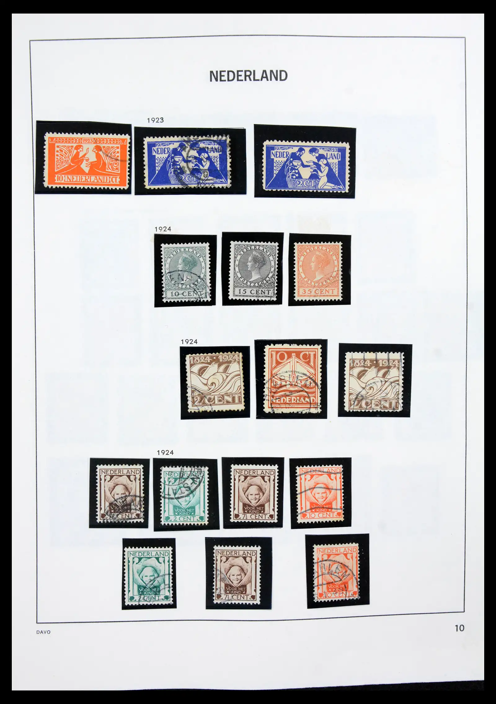 41189 0010 - Postzegelverzameling 41189 Nederland 1852-2000.
