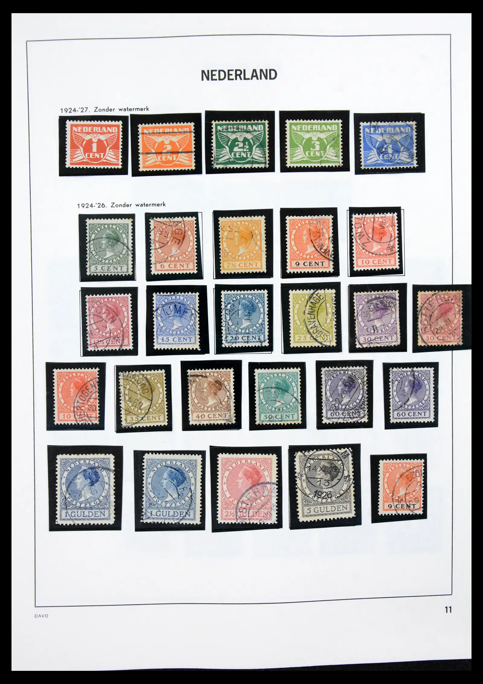 41189 0011 - Postzegelverzameling 41189 Nederland 1852-2000.