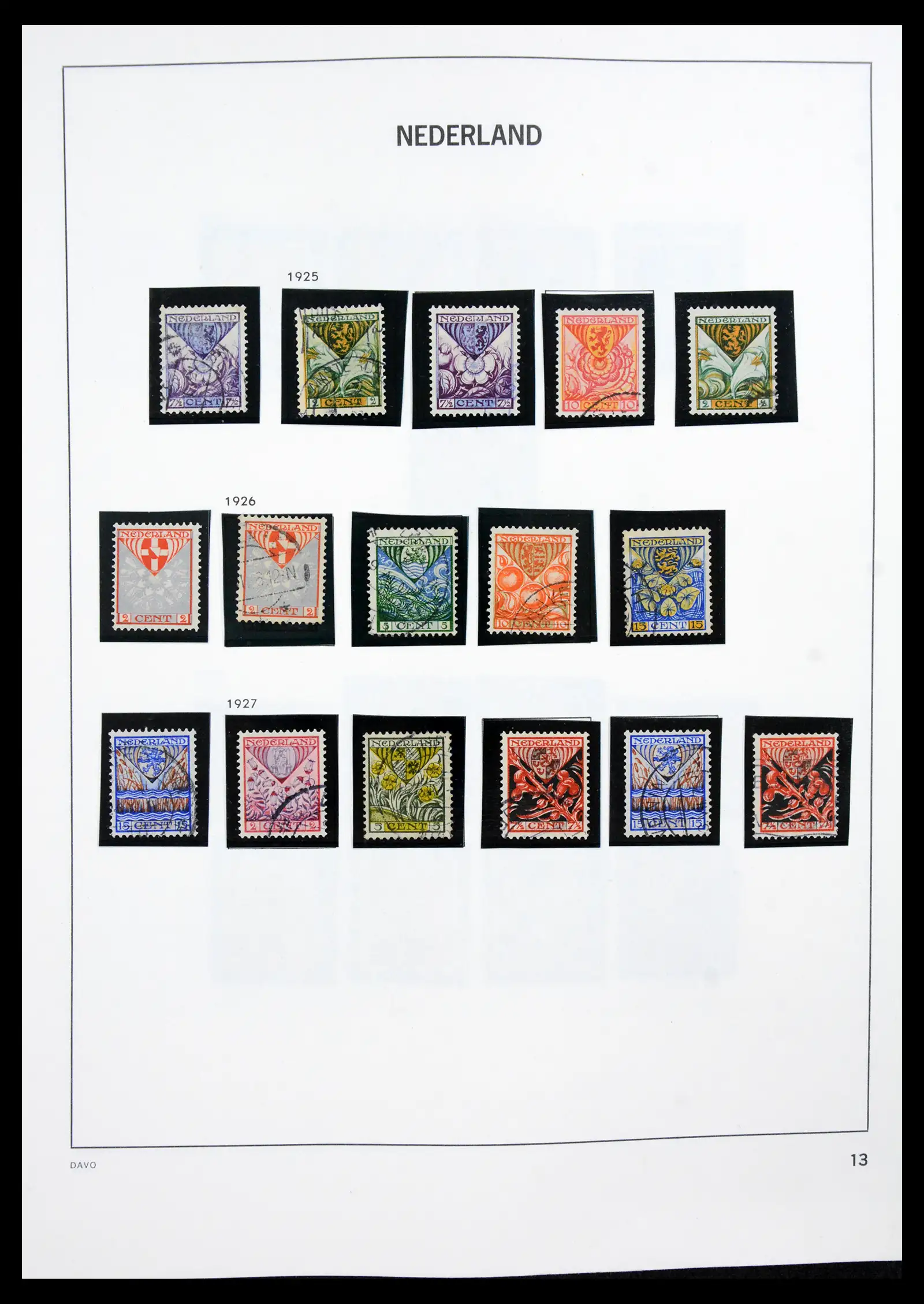 41189 0013 - Postzegelverzameling 41189 Nederland 1852-2000.