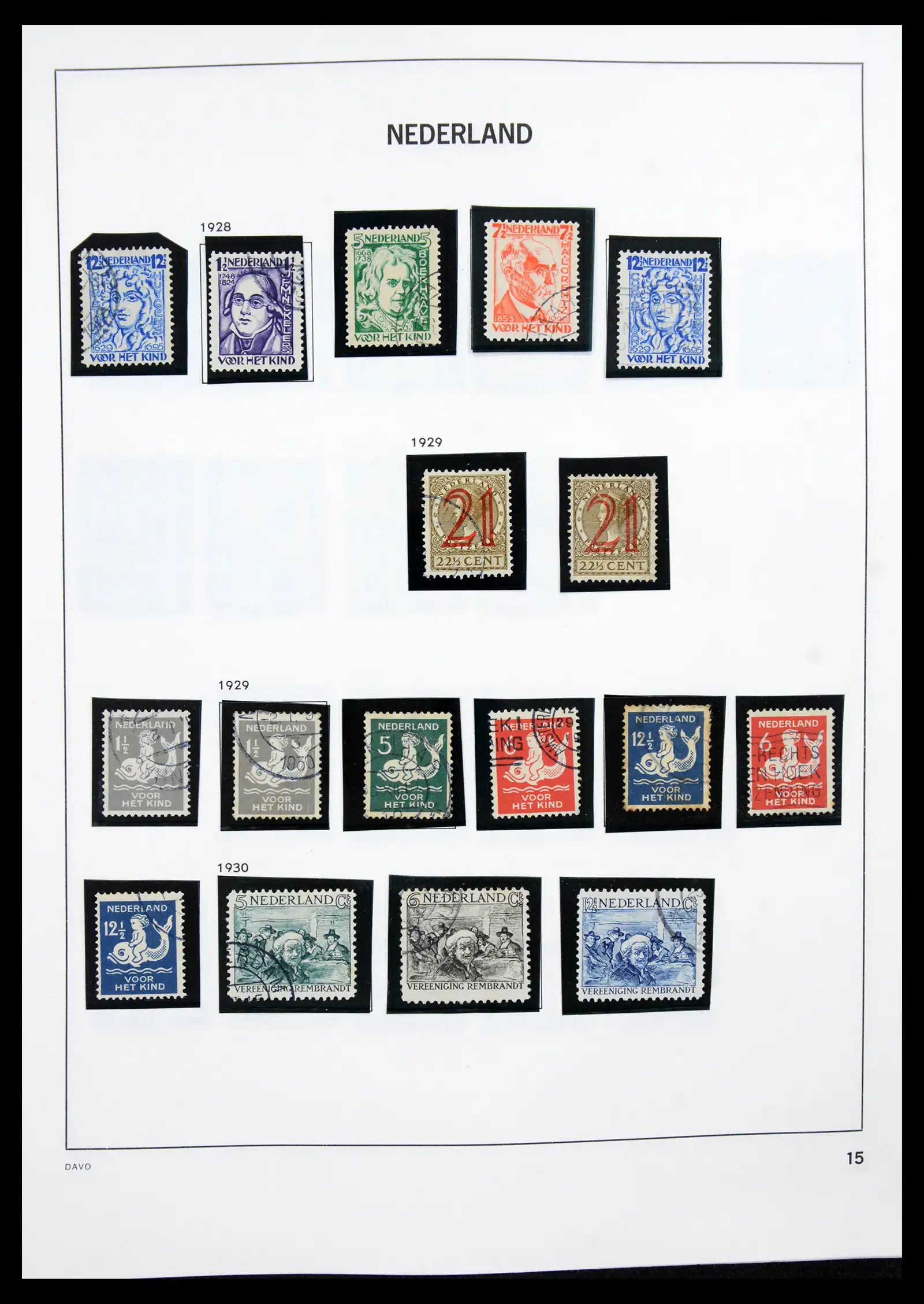 41189 0015 - Postzegelverzameling 41189 Nederland 1852-2000.