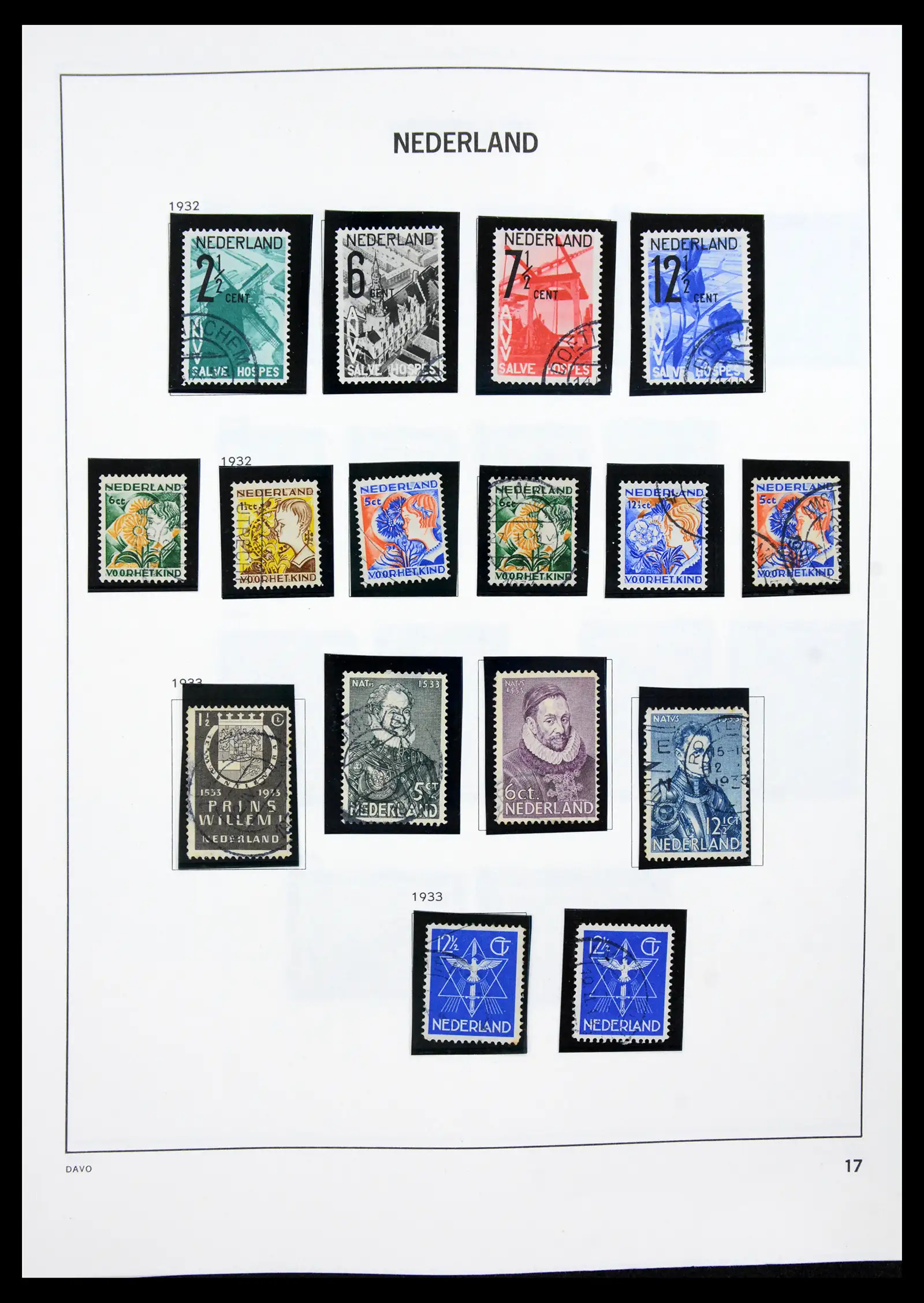 41189 0017 - Postzegelverzameling 41189 Nederland 1852-2000.