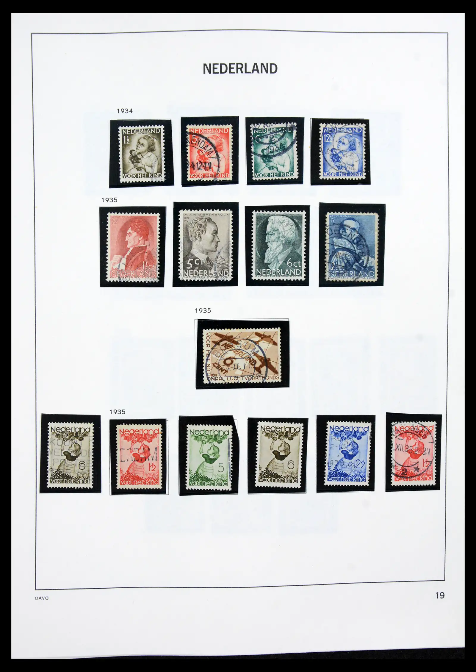 41189 0019 - Postzegelverzameling 41189 Nederland 1852-2000.