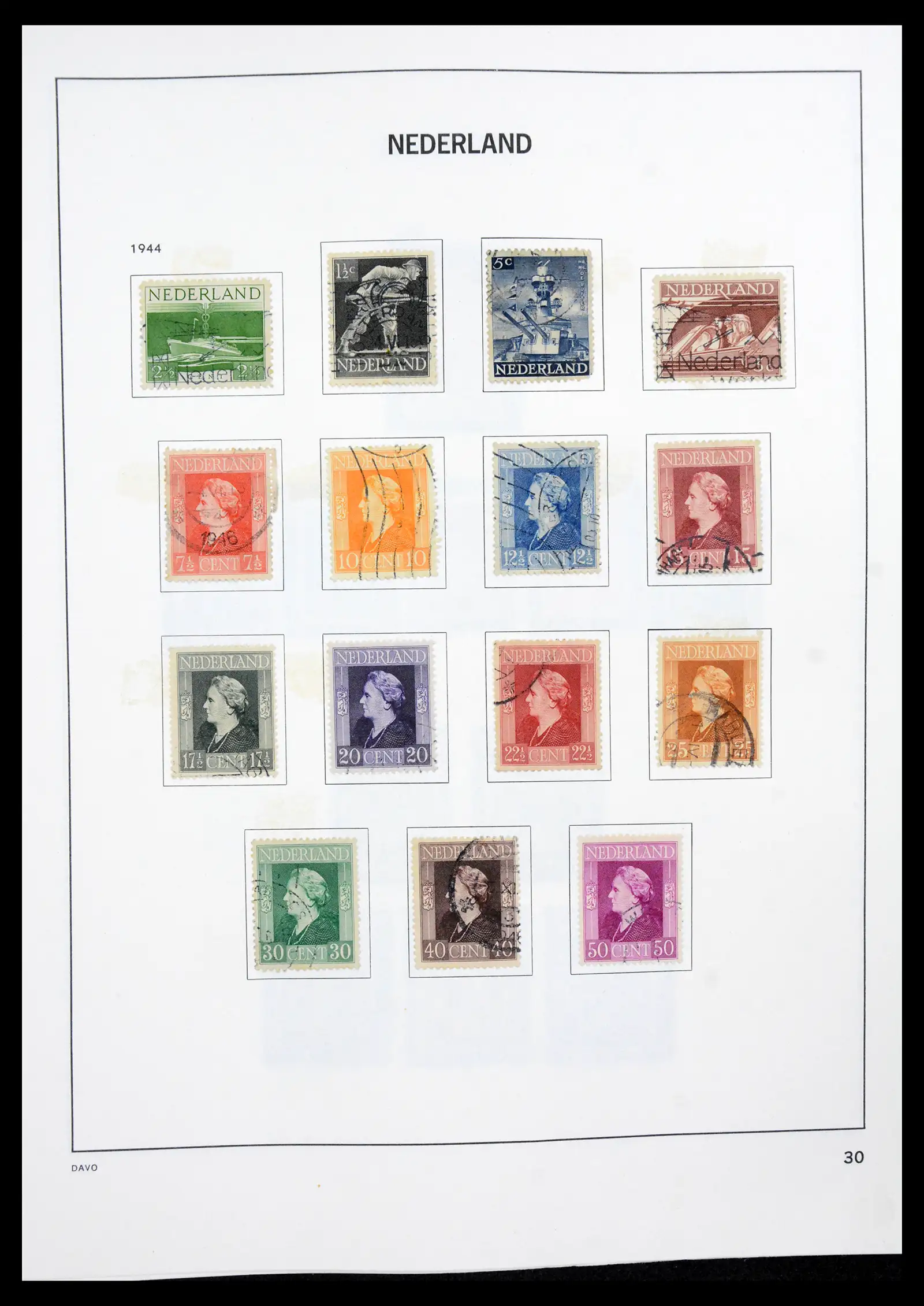 41189 0029 - Postzegelverzameling 41189 Nederland 1852-2000.