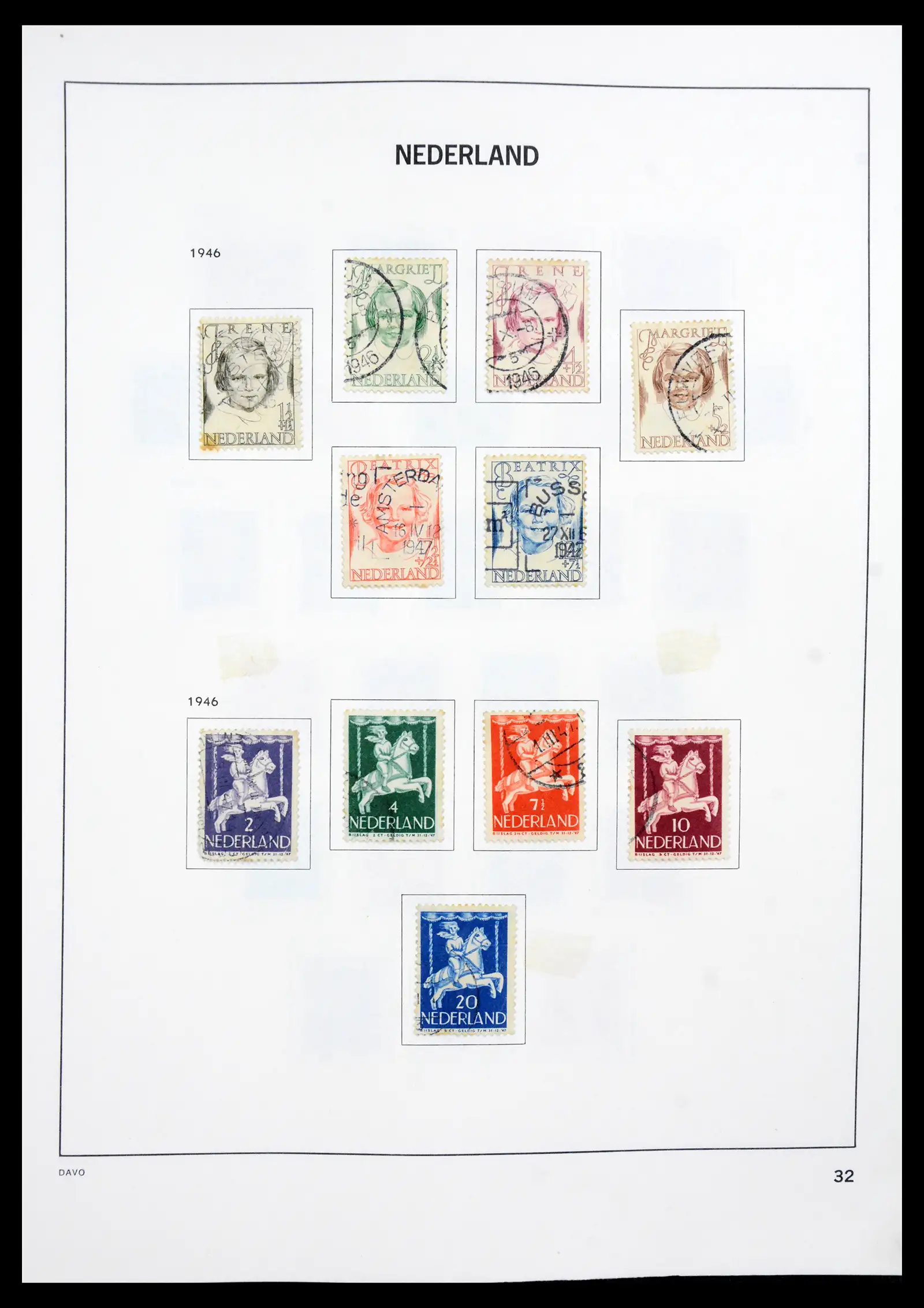 41189 0031 - Postzegelverzameling 41189 Nederland 1852-2000.